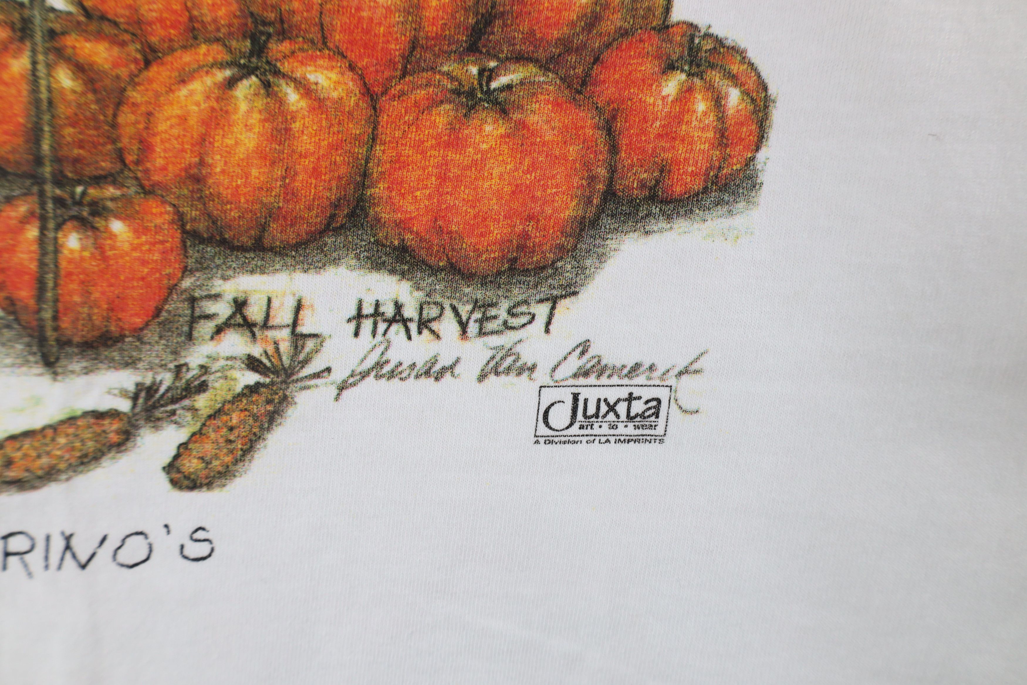 Vintage Vintage 90s Streetwear Pastornios Scarecrow Pumpkin T-Shirt Size XL / US 12-14 / IT 48-50 - 5 Thumbnail