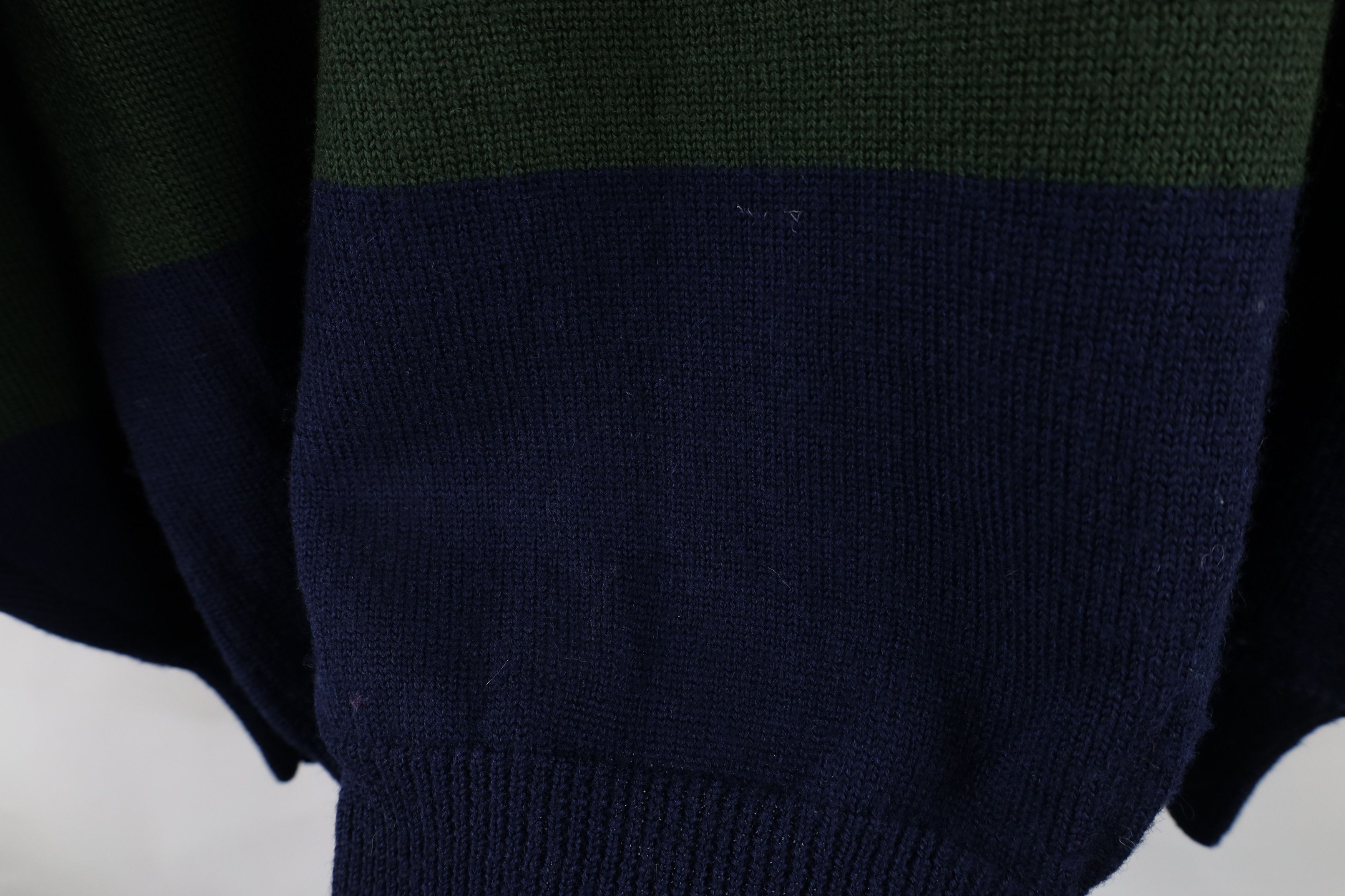 Vintage Vintage 90s Streetwear Wool Cable Knit Crewneck Sweater Size US M / EU 48-50 / 2 - 6 Thumbnail