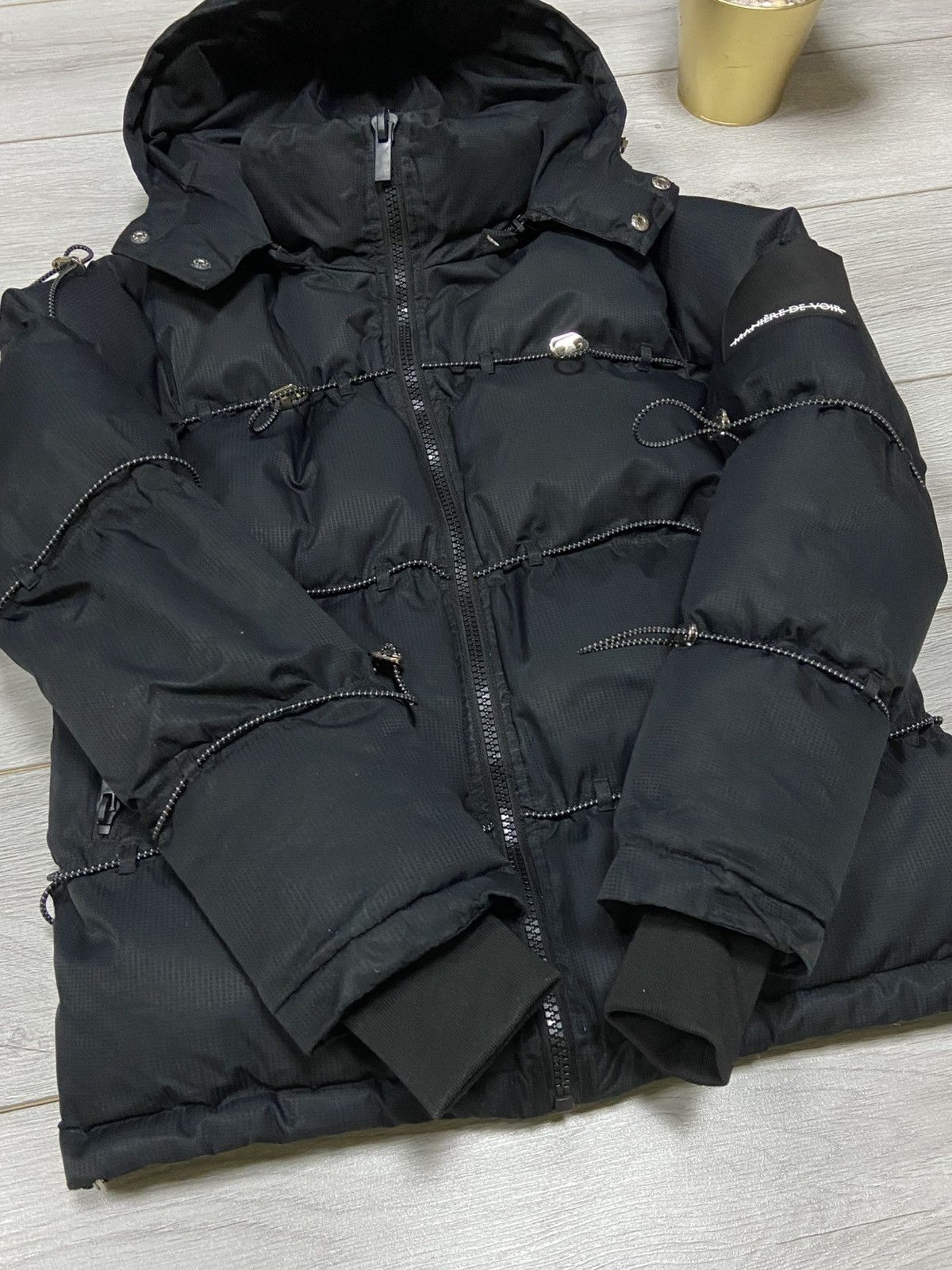 Maniere De Vior Maniere De Voir Reflective Bungee Cord Puffer Jacket Size US S / EU 44-46 / 1 - 12 Thumbnail