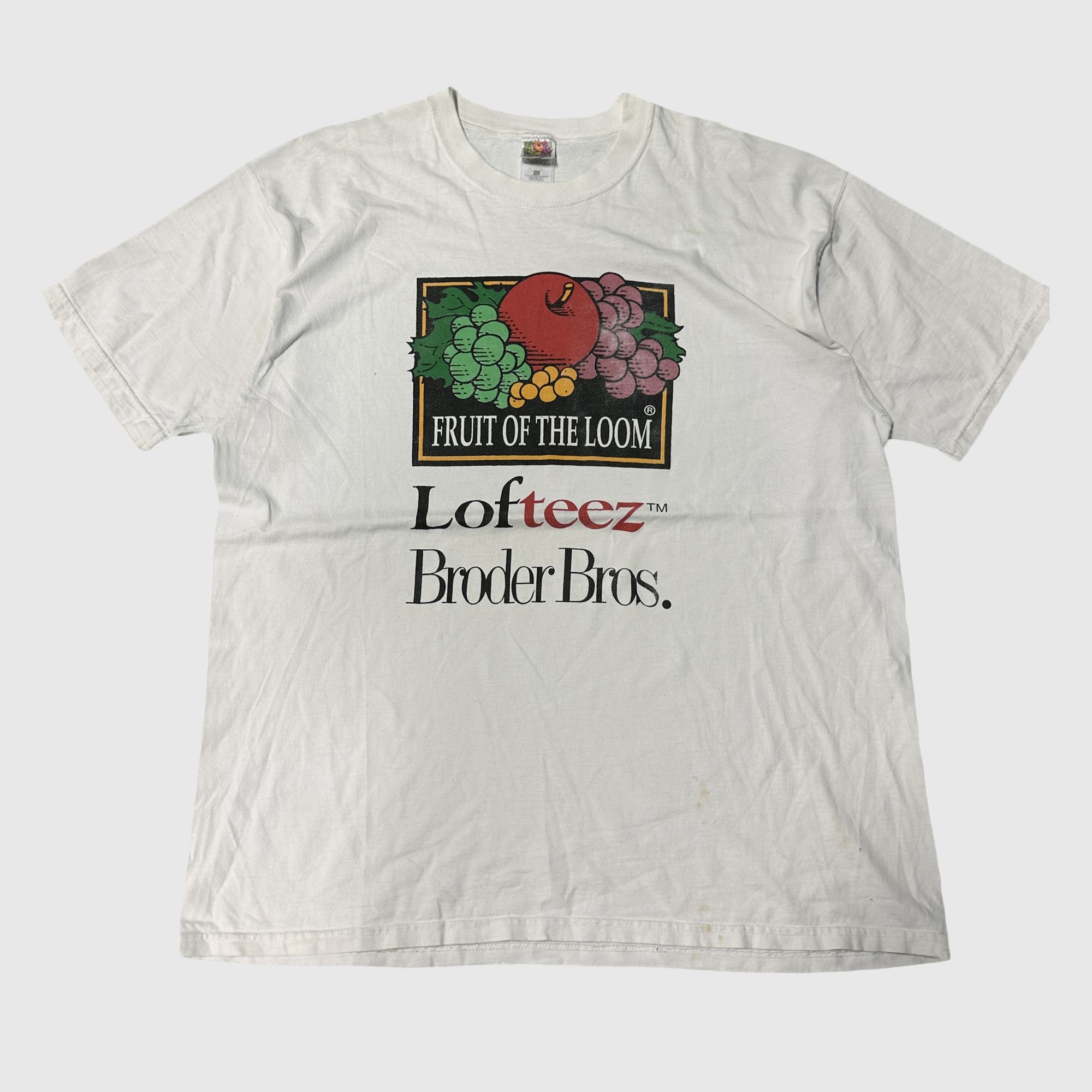 Fruit Of The Loom Vintage Fruit of the Loom Graphic Logo T-Shirt Size XL Size US XL / EU 56 / 4 - 1 Thumbnail