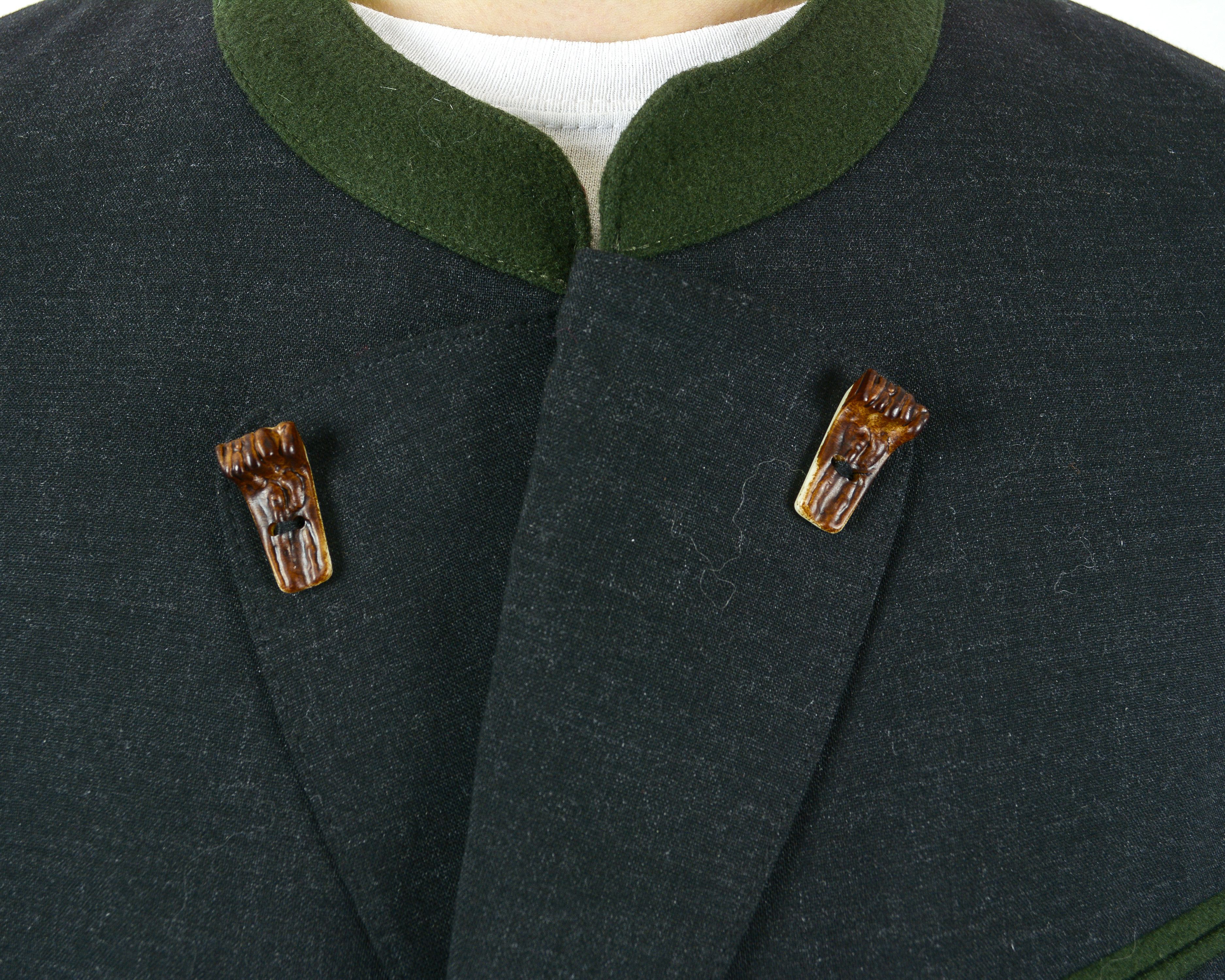 Vintage NOCKSTEIN Trachten UK 46 US Blazer Wool Jacket Coat Cardigan Size 46R - 3 Thumbnail
