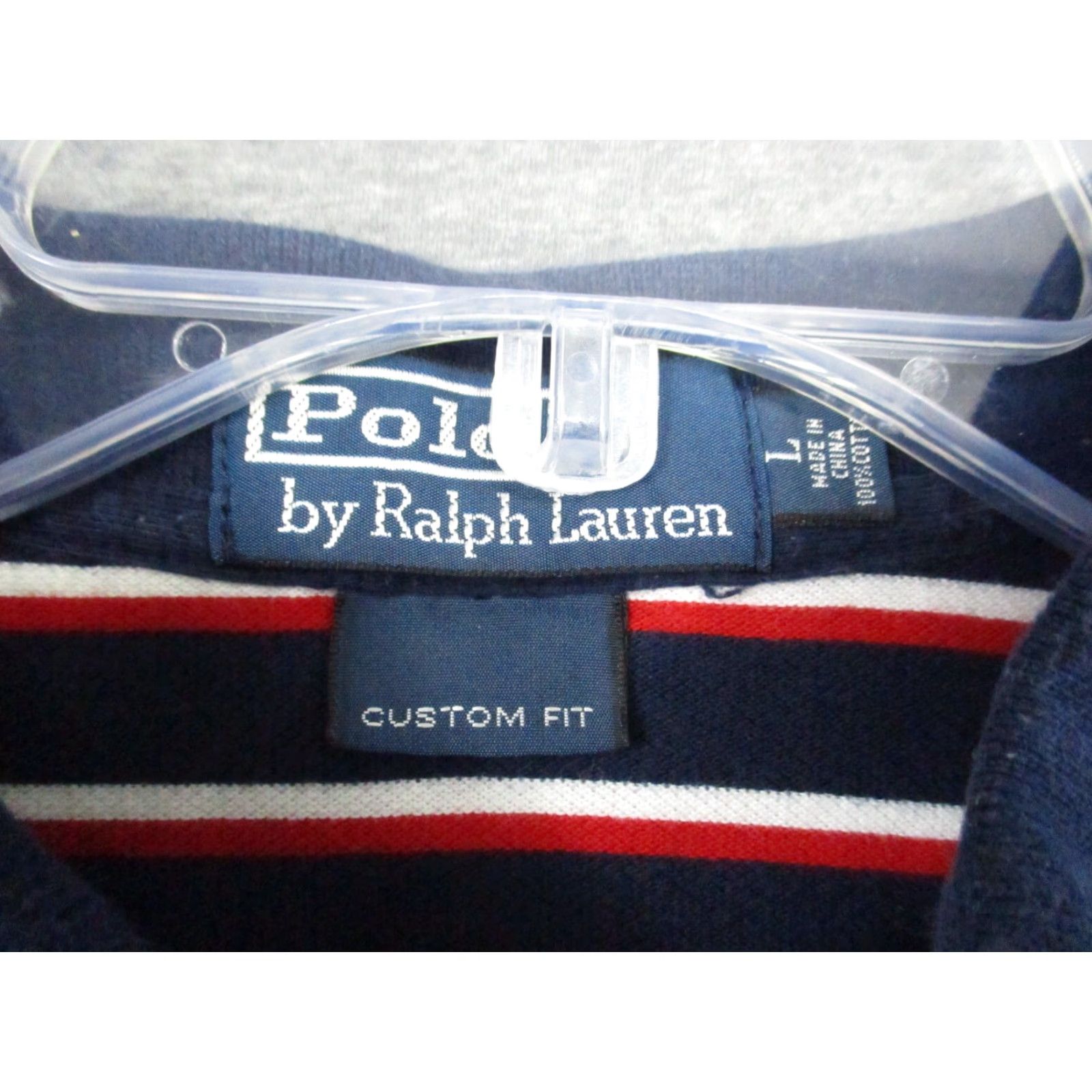 Polo Ralph Lauren Polo Ralph Lauren Shirt Large Men Custom Fit Short Sleeve Stripe Pony Size US L / EU 52-54 / 3 - 4 Thumbnail