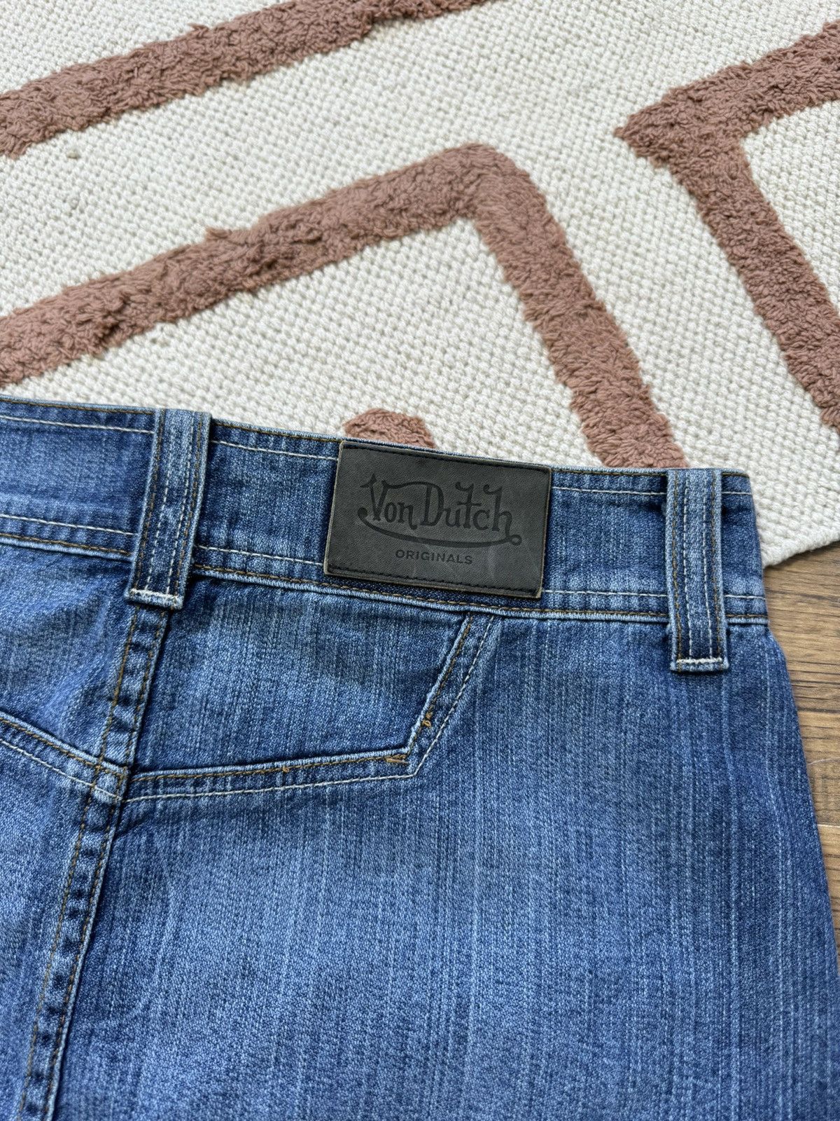 Von Dutch VINTAGE RARE VON DUTCH MINI SKIRT Size 30" / US 8 / IT 44 - 5 Thumbnail
