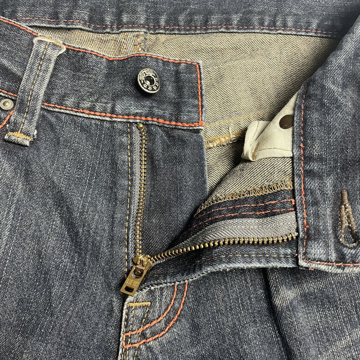 Blue Blue Japan 🇯🇵 VINTAGE BLUE WAY WASHED DENIM PANTS Size US 33 - 15 Thumbnail