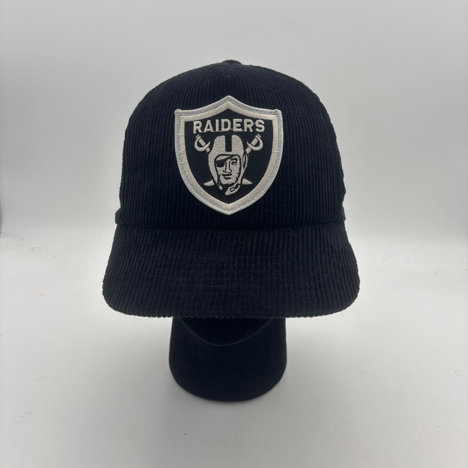 NFL × Vintage Vintage 80s Los Angeles Raiders Corduroy Snapback Las Vegas Size ONE SIZE - 2 Thumbnail