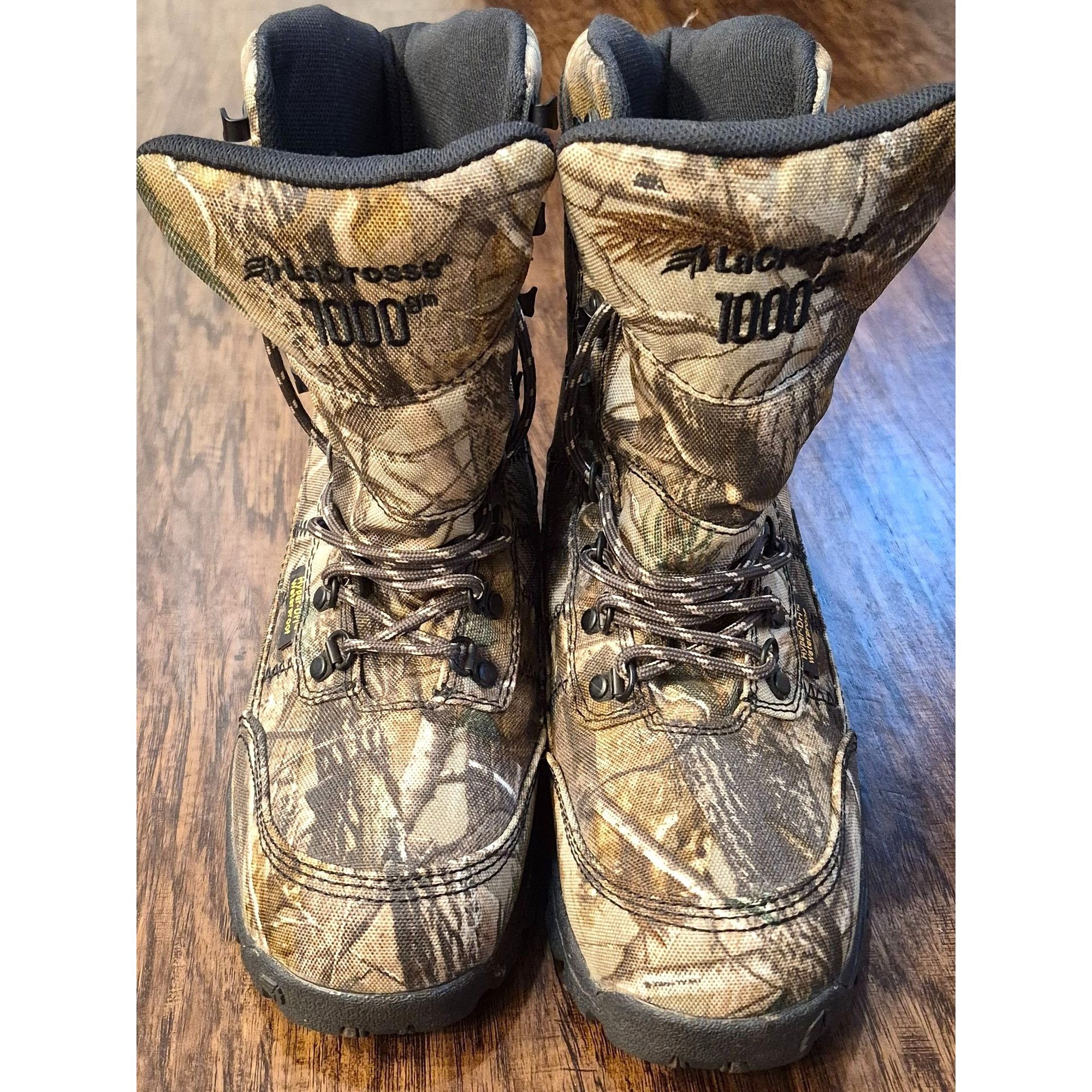 Ozark Trail Snow Boots Men’s Size 8 Waterproof Genuine Suede Mossy Oak Camo Free Shipping! Ozark Trail Men main image 2