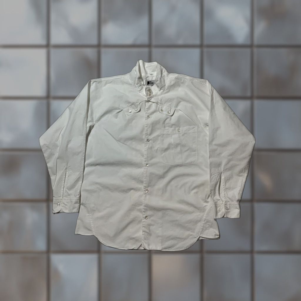Vintage VINTAGE Shin Hosokawa Pashu Made In Japan White Button Dress Shirt Sz. S 16-27 Mens Womens Boys Girls Size 36R - 1 Thumbnail