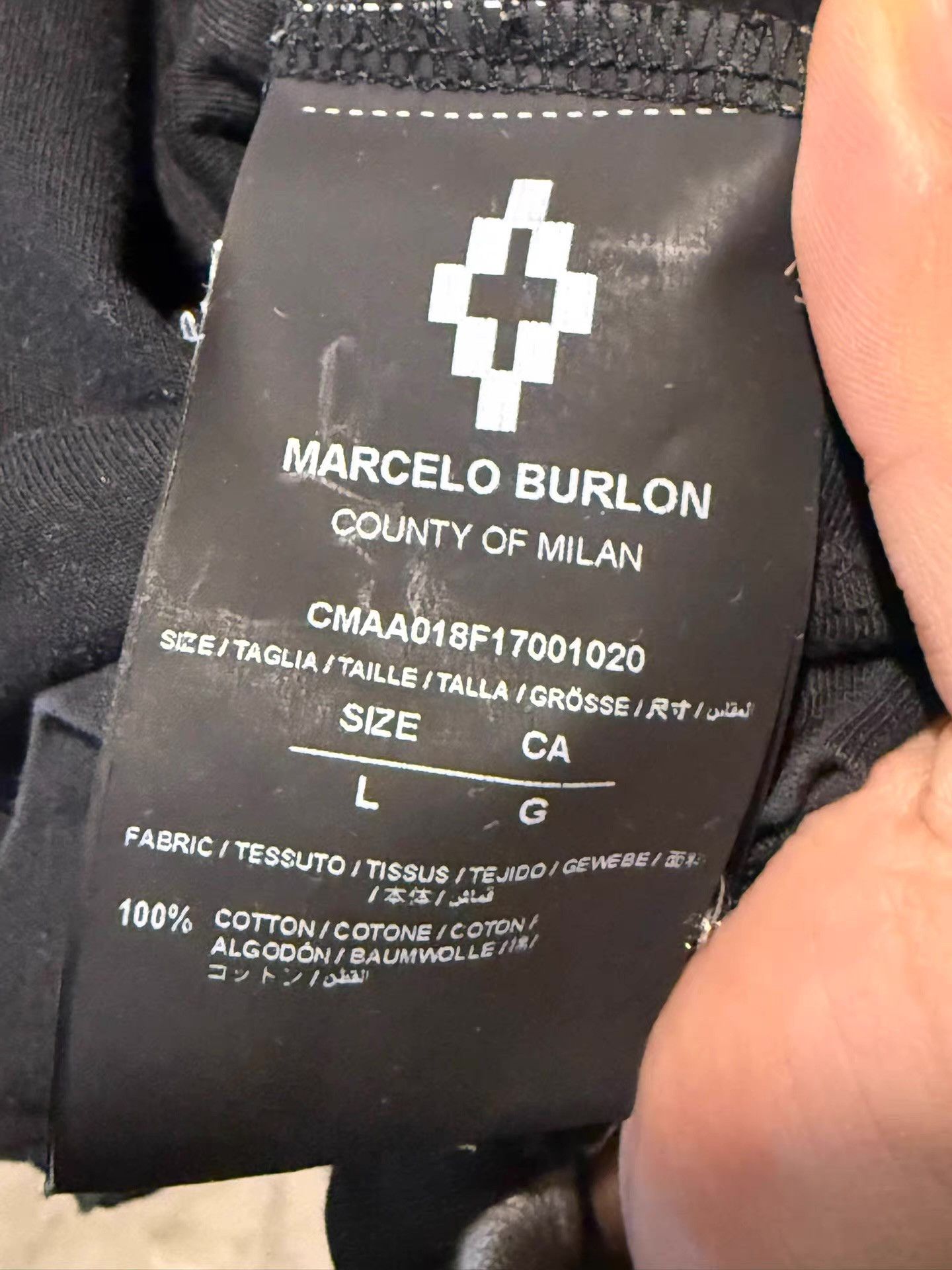 Marcelo Burlon Marcelo Burlon MB Wings Short Sleeve T-Shirt Ｑ20 Size US L / EU 52-54 / 3 - 5 Thumbnail