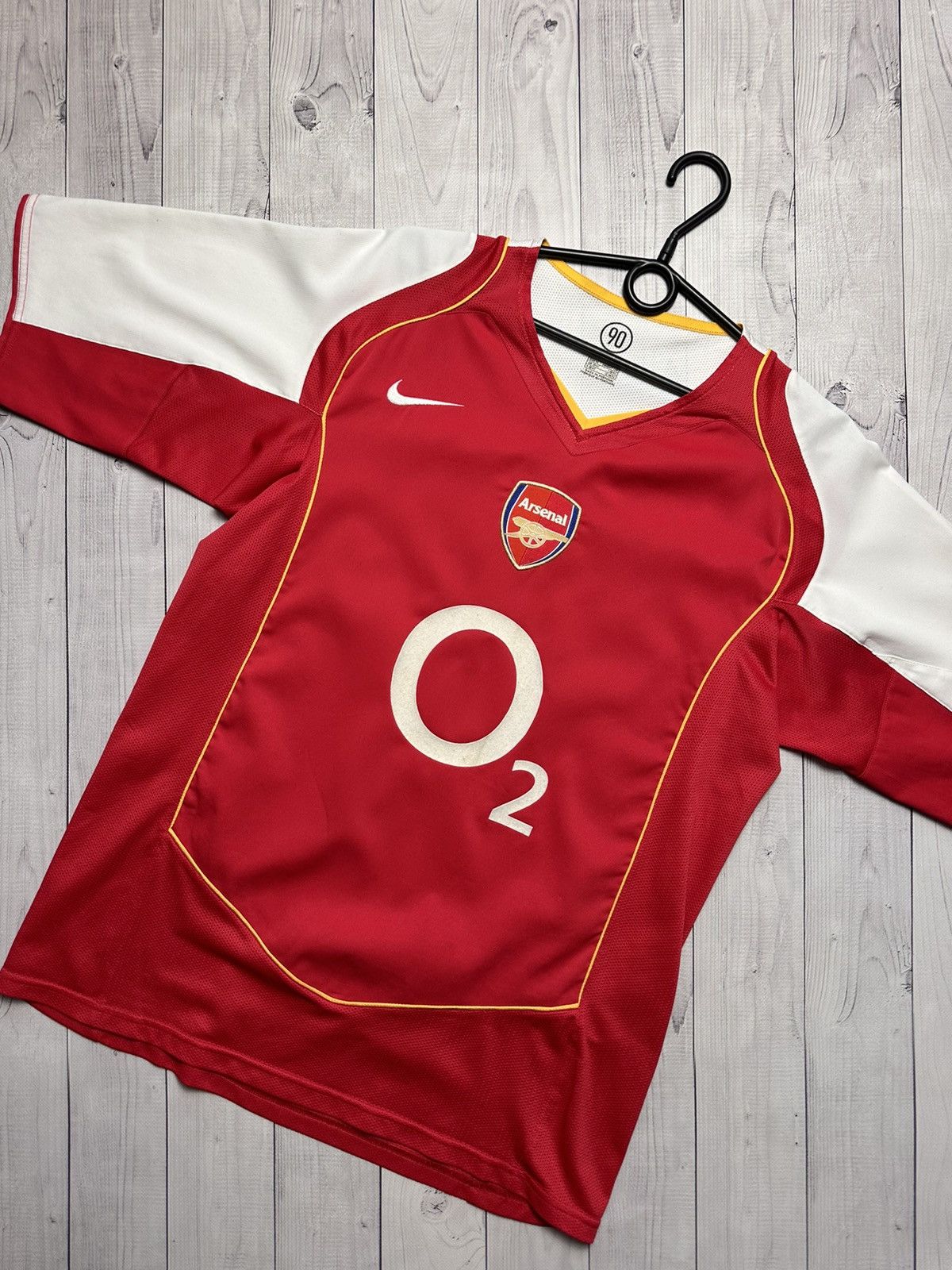 Nike × Vintage Vintage Nike Arsenal soccer jersey size M Size US M / EU 48-50 / 2 - 2 Thumbnail