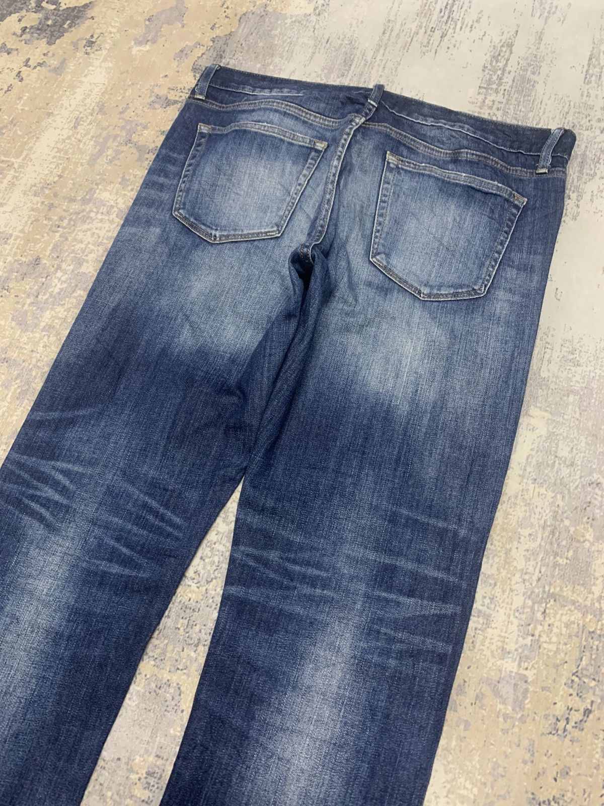 Japanese Brand Vintage Uniqlo Distressed Denim 36x29 Size US 36 / EU 52 - 10 Thumbnail