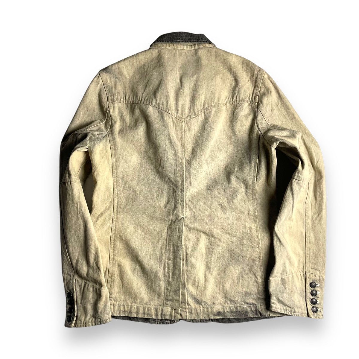 In The Attic 🇯🇵 IN THE ATTIC HOMME WASHED DENIM JACKET Size US M / EU 48-50 / 2 - 3 Thumbnail