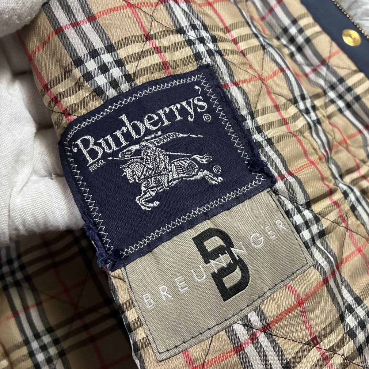 Burberry Burberrys 90s Vintage Quilted Jacket Waterproof Black Size M Size M / US 6-8 / IT 42-44 - 8 Thumbnail