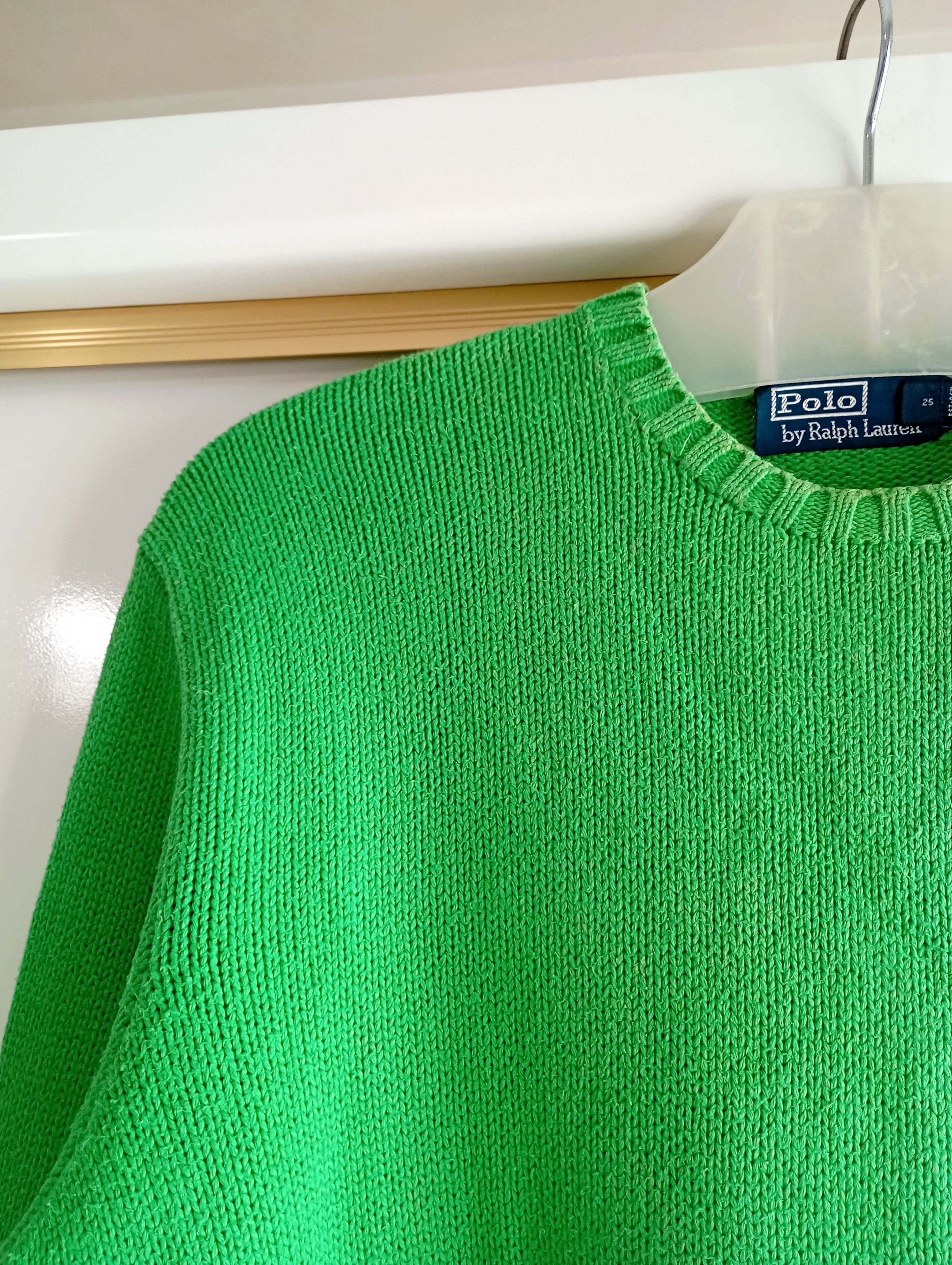 Polo Ralph Lauren Polo Ralph Lauren Green Cable Knit Sweater Oldmoney Size L Size US L / EU 52-54 / 3 - 4 Thumbnail