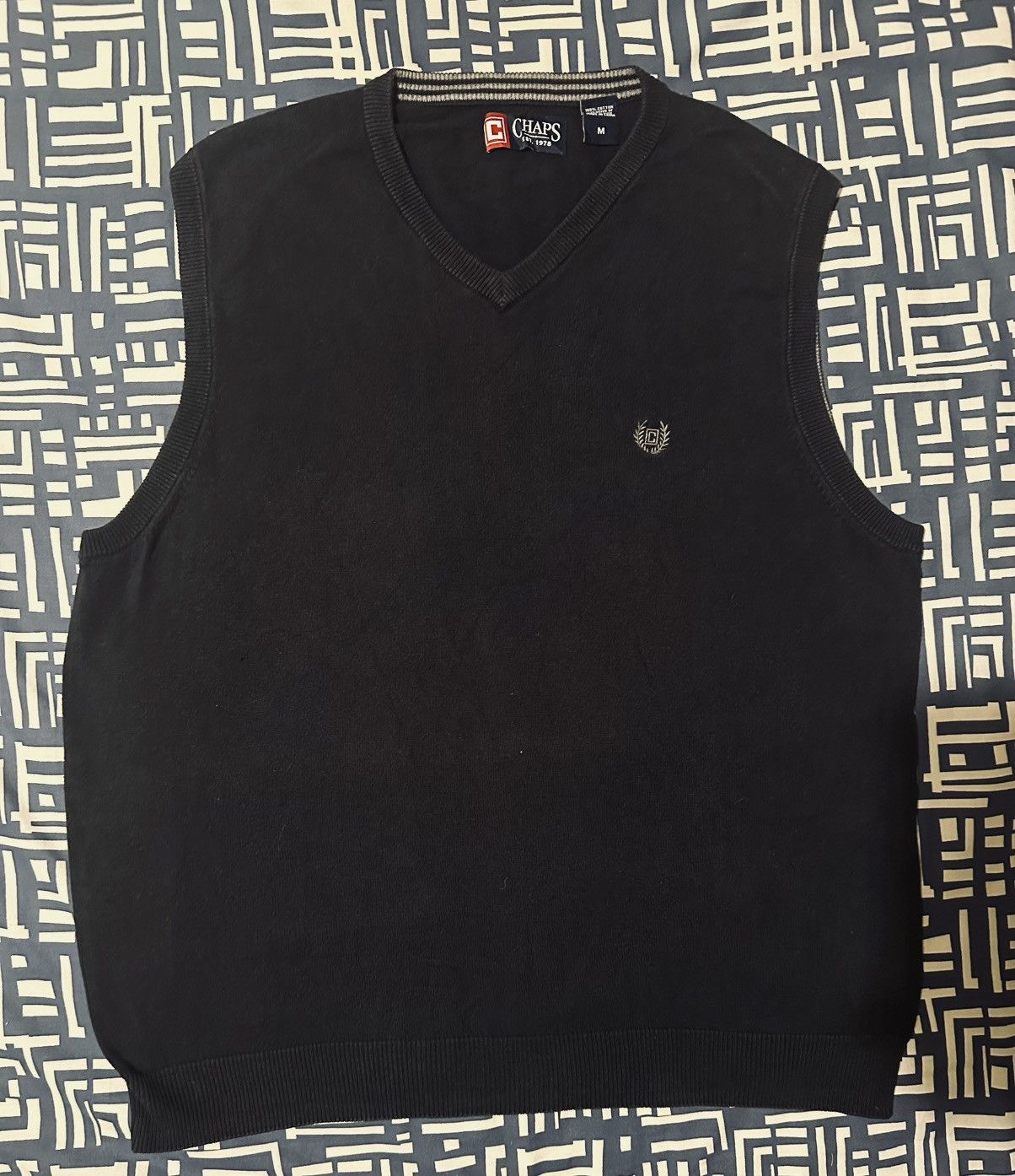 Chaps Ralph Lauren × Vintage Vintage Chaps Ralph Lauren Vest Casual Waistcoat Sweater Size US M / EU 48-50 / 2 - 4 Thumbnail