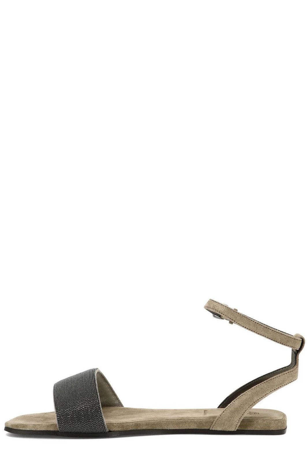 o1w1db10825 Pair Of Sandals With Heels in Medium Brown
