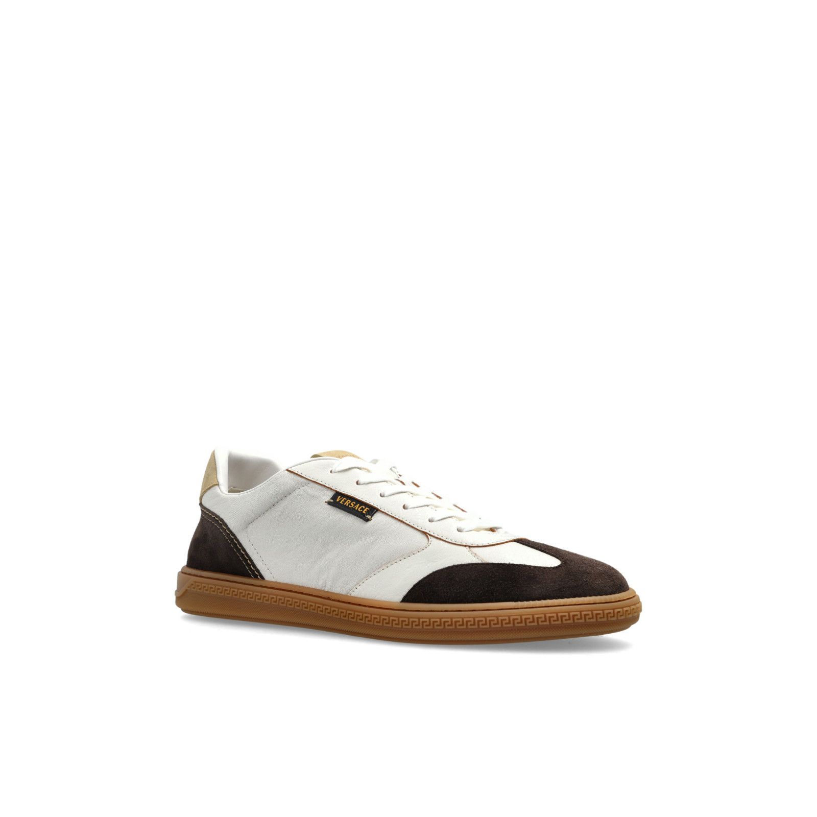 Versace VERSACE Grey/Brown Sneakers New And Authentic (Men's size:US Size US 7 / EU 40 - 2 Thumbnail