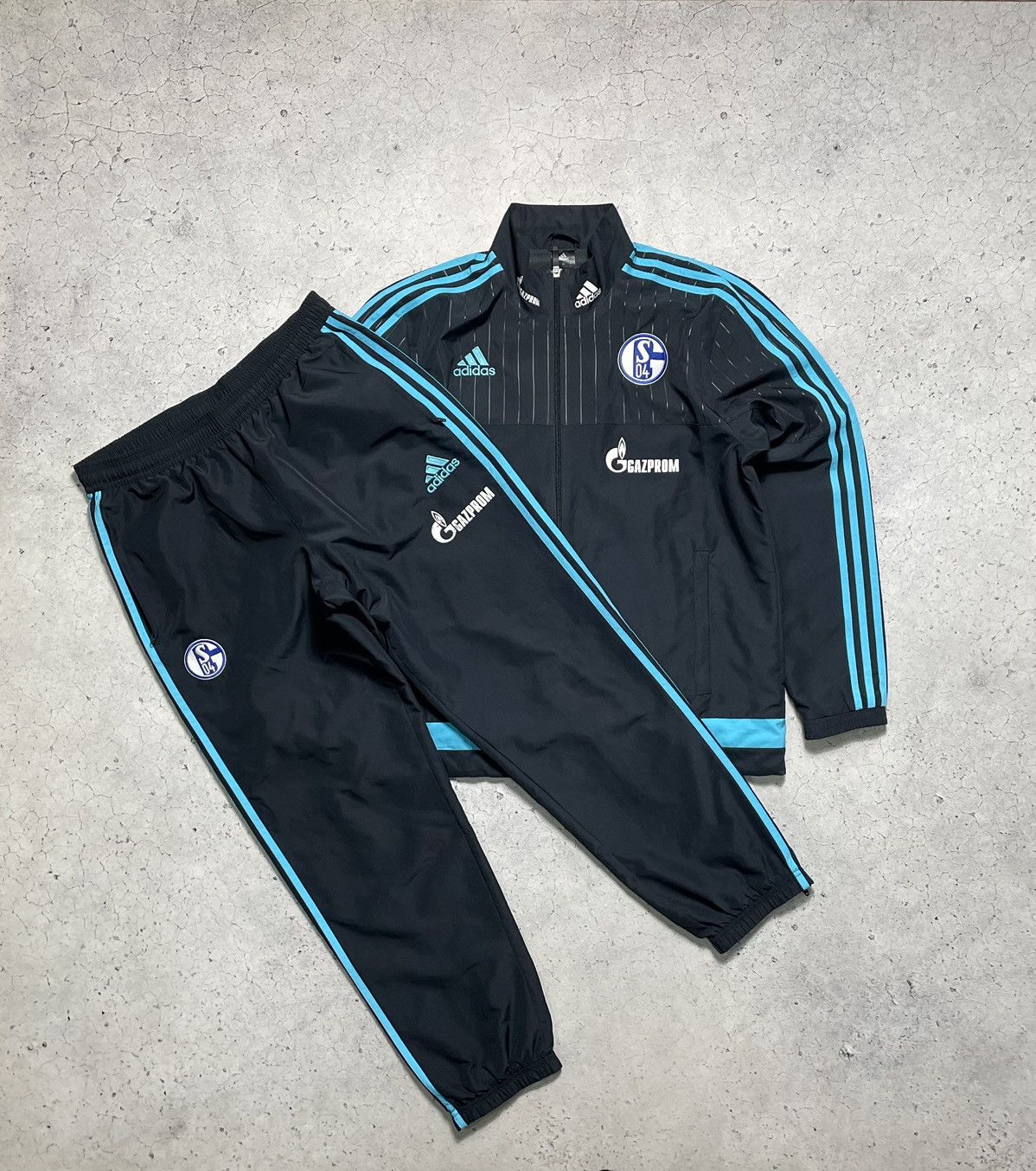 ブランド古着！2011年 adidas FC Schalke 04 ジャージ Vintage Adidas FC Schalke 04 Football Jacket Soccer Mens