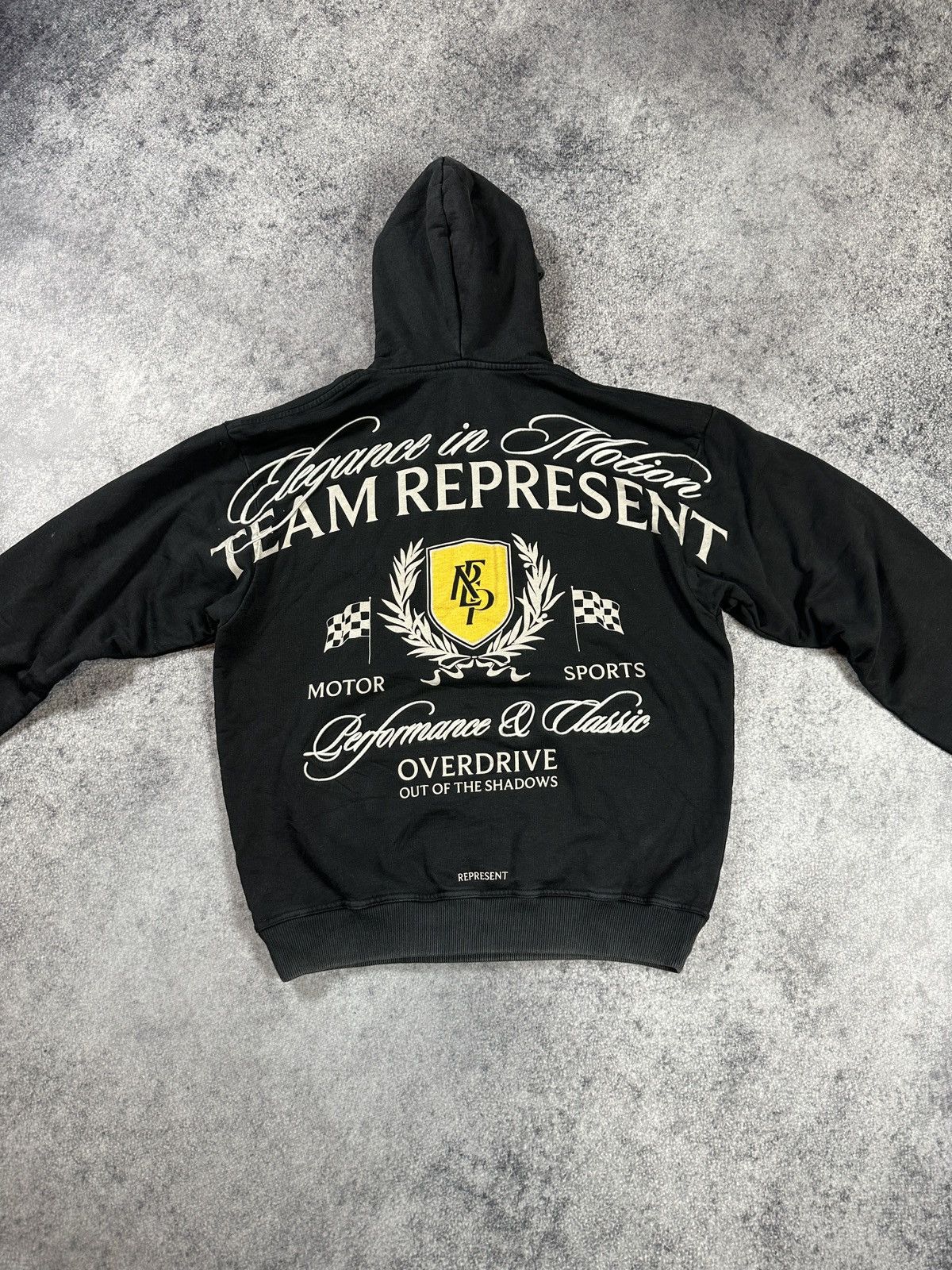 Represent Clo. Team Represent Big Back Logo Hoodie Streetwear S Rare Y2K Size US S / EU 44-46 / 1 - 1 Thumbnail