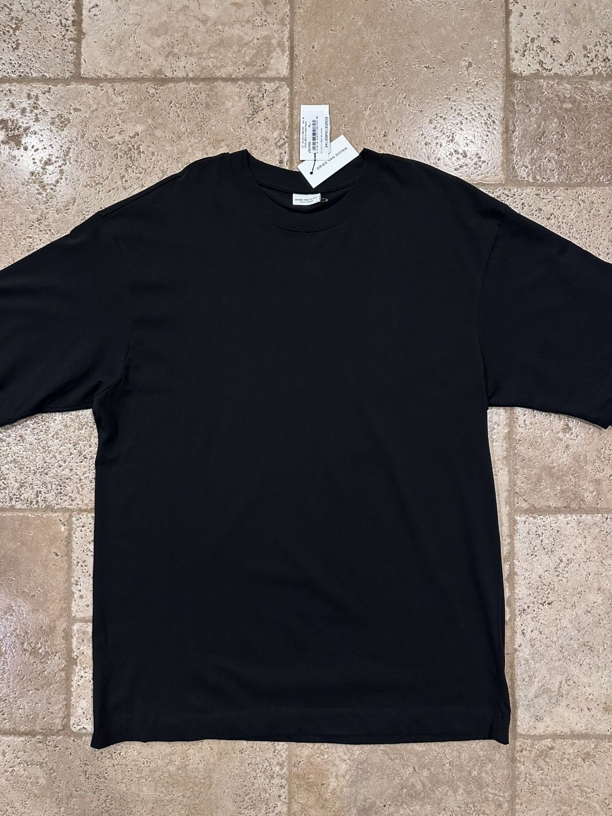 Dries Van Noten Dries Van Noten SS24 Hemal Black Layered Long Sleeve T-Shirt Size US XL / EU 56 / 4 - 5 Thumbnail