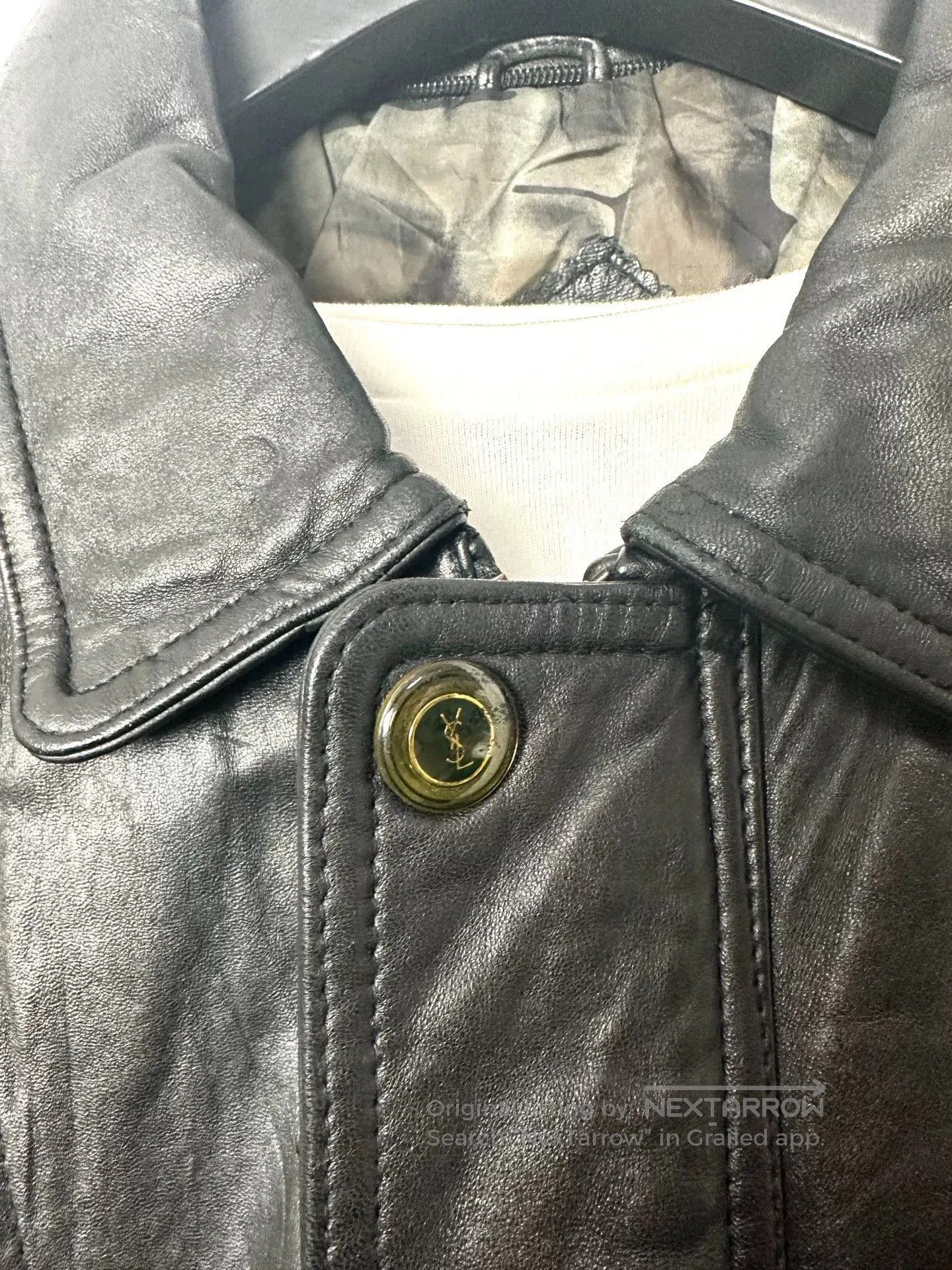 Saint Laurent Paris Vintage 90s Yves Saint Laurent Leather Jacket. Size US M / EU 48-50 / 2 - 9 Thumbnail