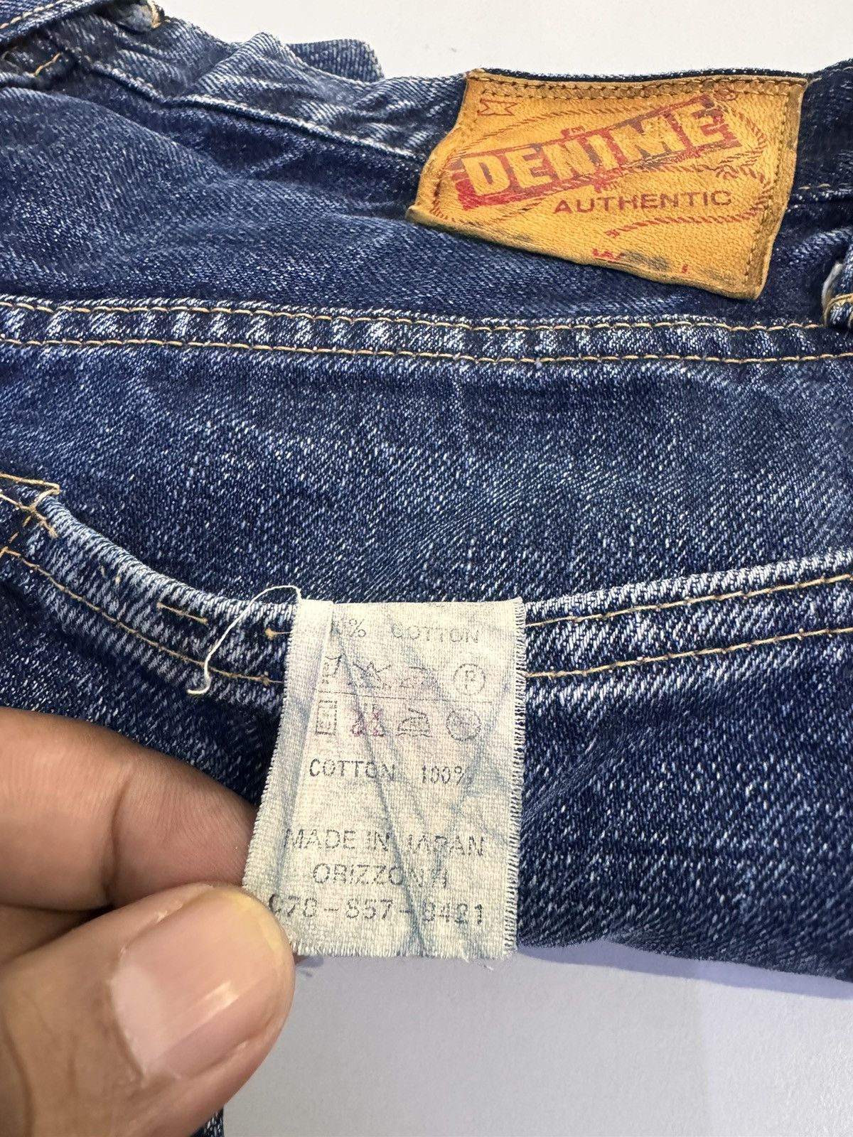 Denime Denime Japan Selvedge Size 31 Size US 29 - 8 Thumbnail