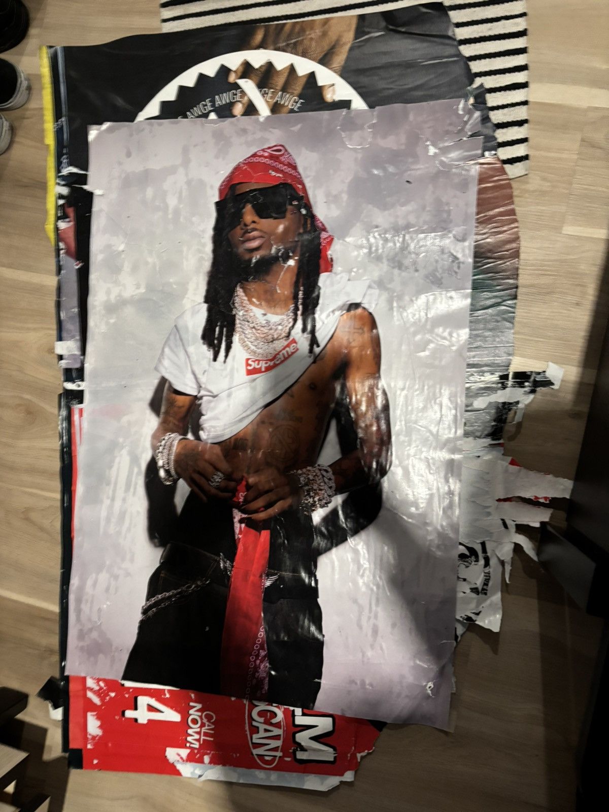 Supreme Play Boi Carti Poster Size ONE SIZE - 2 Thumbnail