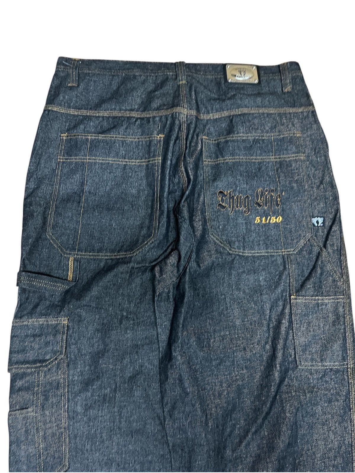 Designer × Polar Skate Co. × Southpole Thug Life Baggy Jeans Size US 42 / EU 58 - 2 Thumbnail