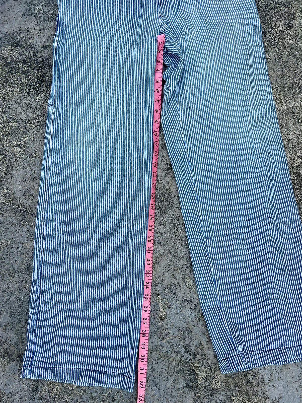 20471120 × Hysteric Glamour × Japanese Brand VINTAGE 291295HOMME HICKORY OVERALLS DENIM Size US M / EU 48-50 / 2 - 18 Thumbnail