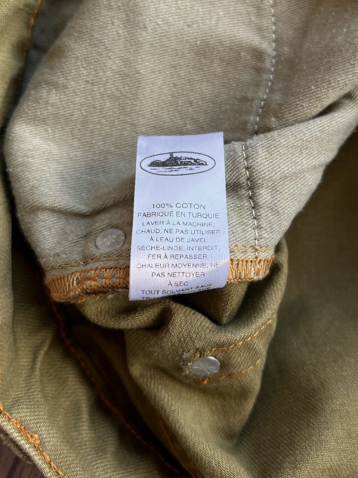 Corteiz Corteiz Alcatraz Pattern Denim Jeans “Khaki” Large Size US 34 / EU 50 - 12 Thumbnail