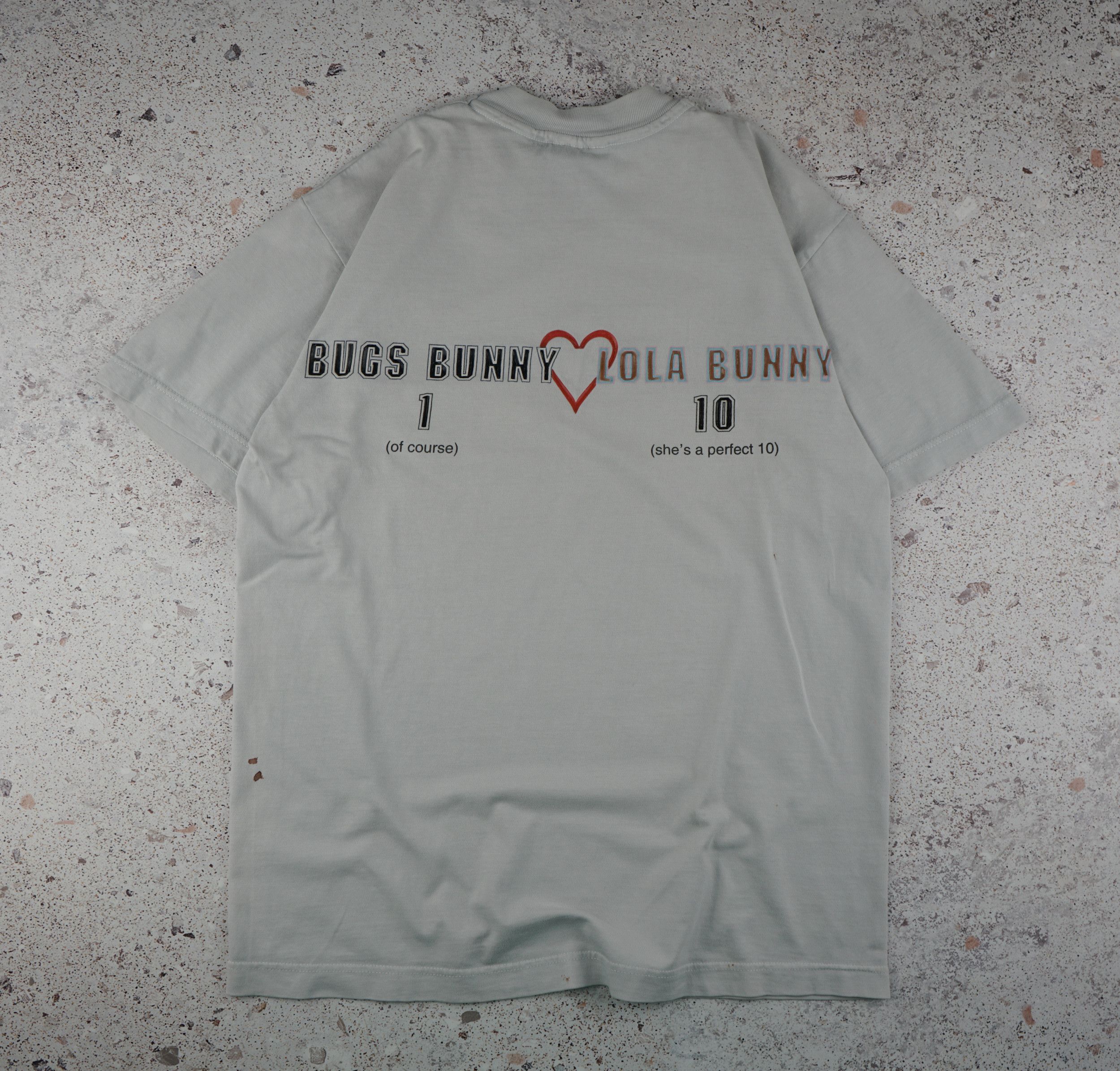 Cartoon Network × Vintage × Warner Bros Vintage 90s Looney Tunes Bugs and Lola Bunny T Shirt Size US S / EU 44-46 / 1 - 7 Thumbnail