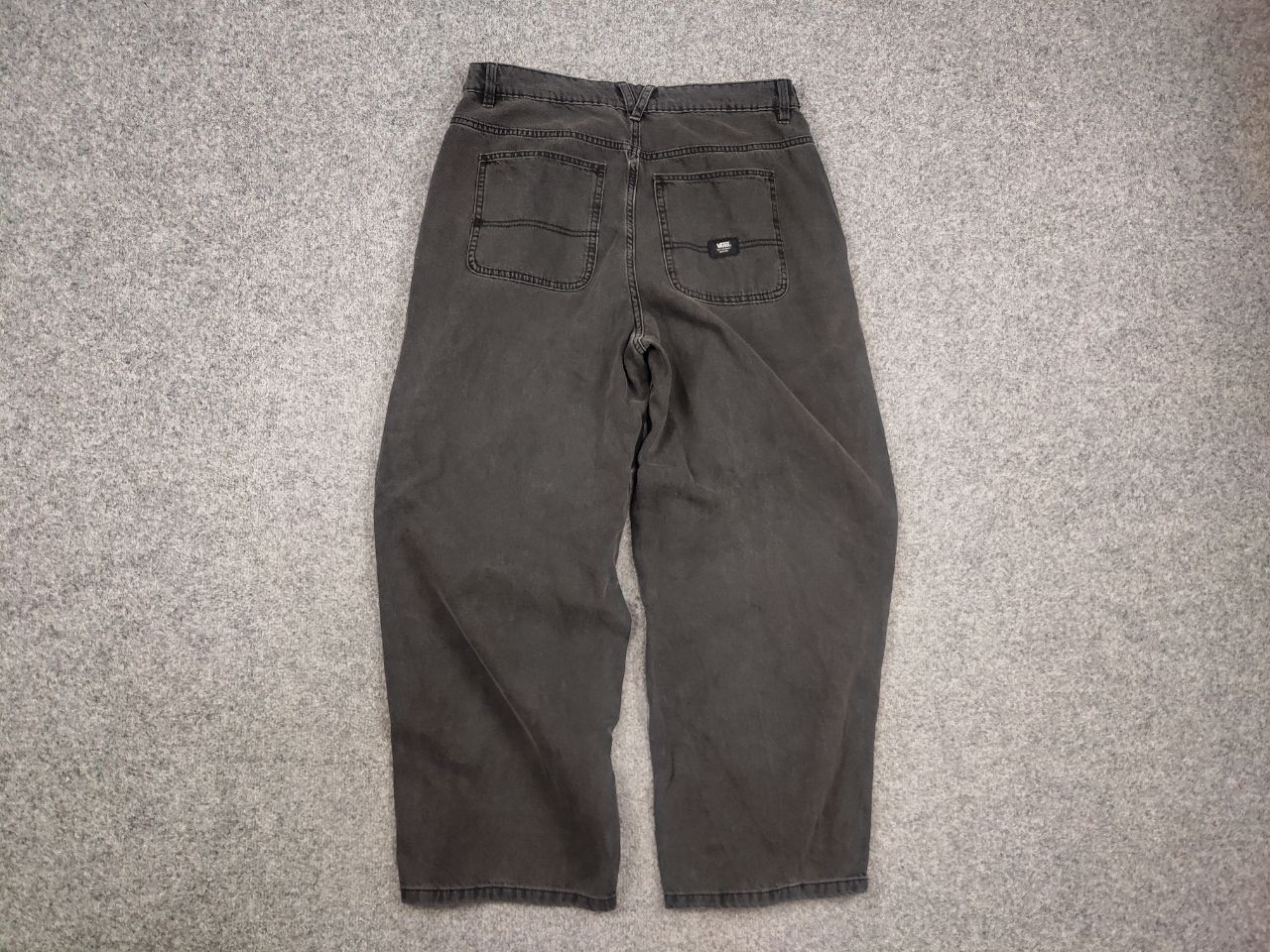 Vans Vans Skate Baggy Dark Grey Denim Jeans Vintage Style Size US 32 / EU 48 - 9 Thumbnail