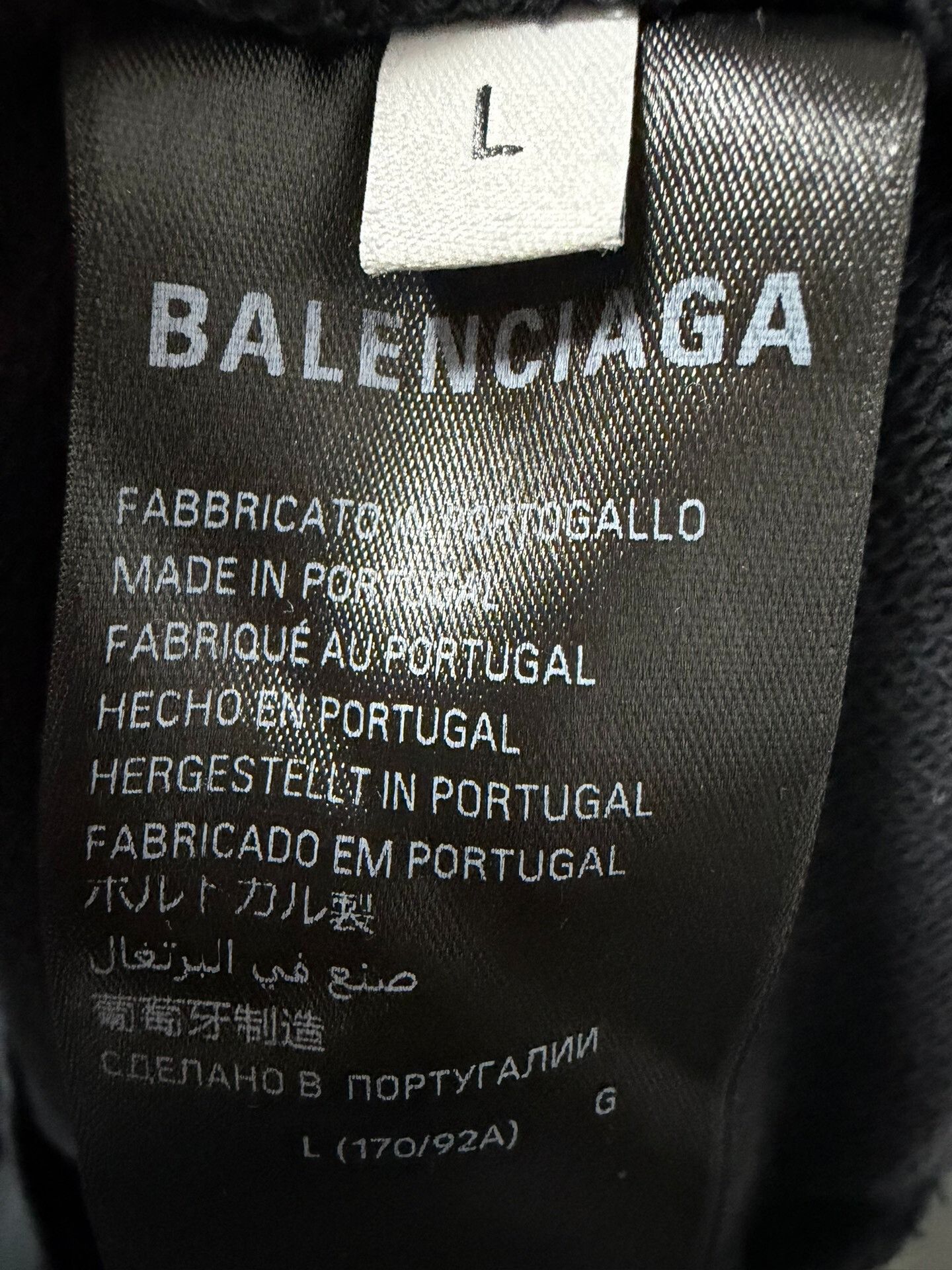 Balenciaga balenciaga distressed logo sweatshirt uni large Size US L / EU 52-54 / 3 - 4 Thumbnail