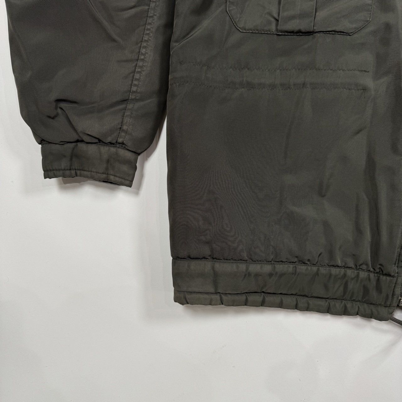 Helmut Lang HELMUT LANG Nylon Zip-Up Parka – 1998 Designer-Era, Khaki Size US S / EU 44-46 / 1 - 6 Thumbnail