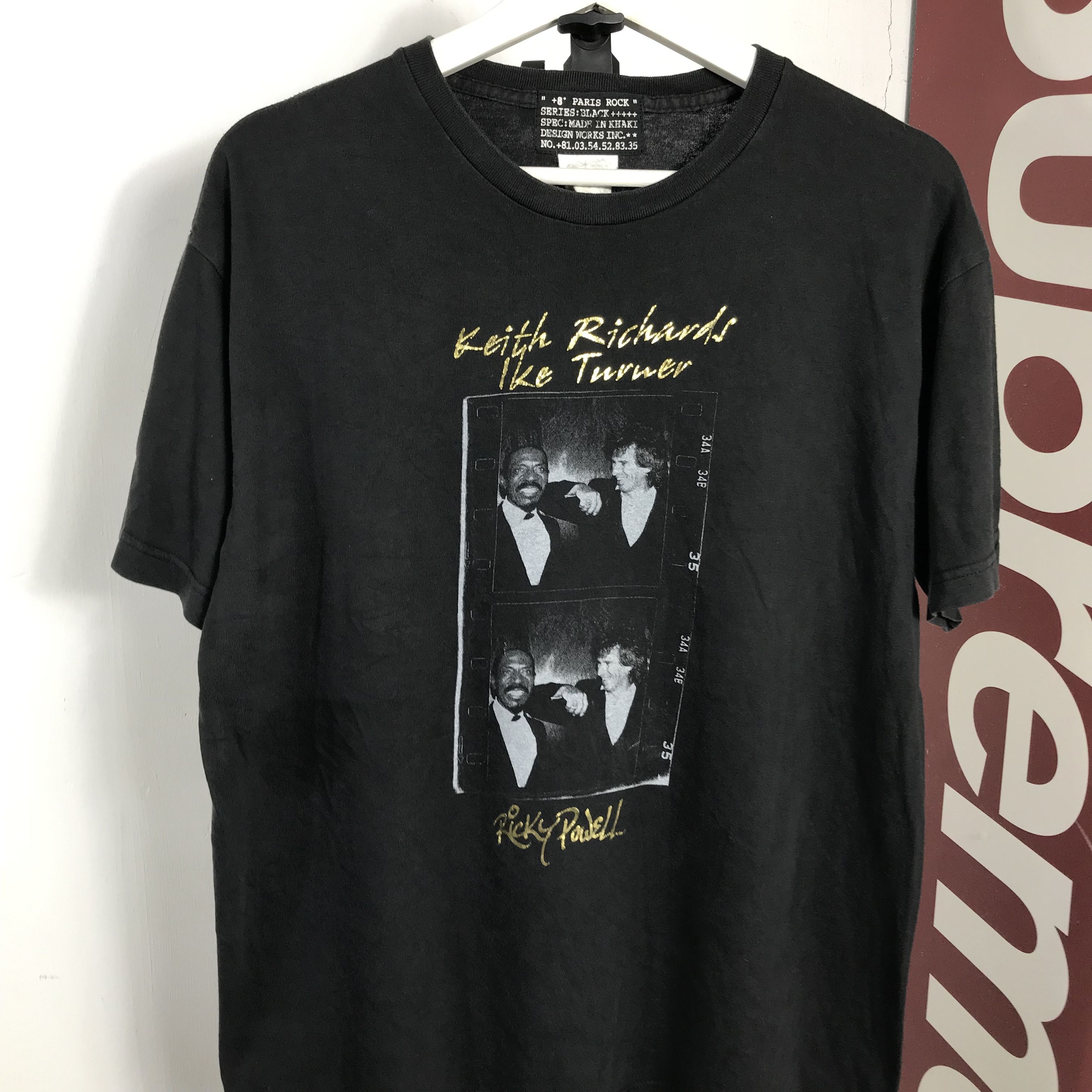 Band Tees Vintage Big L keith richards NYC With Ricky Powell phototee Size US L / EU 52-54 / 3 - 2 Thumbnail