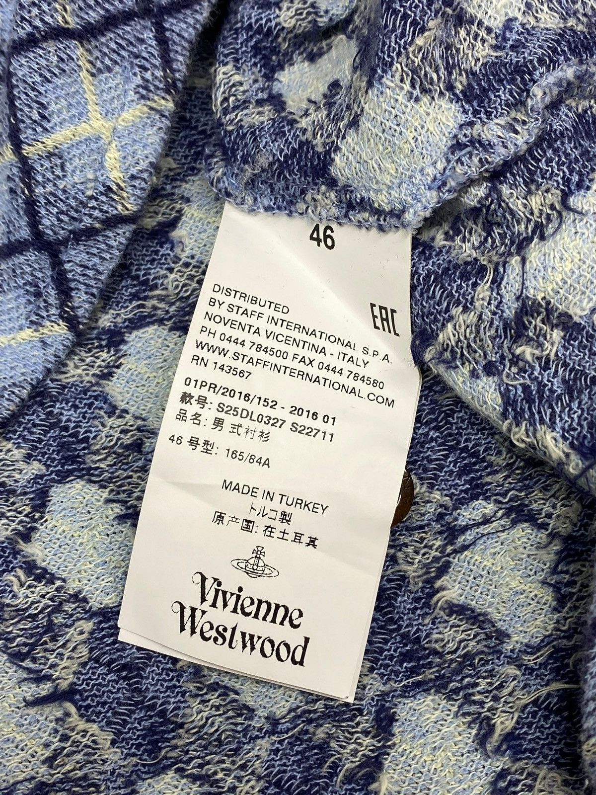 Vivienne Westwood 🔥 VIVIENNE WESTWOOD RUNWAY MIXED PATTERN GOTH PUNK SHIRT 🔥 Size US S / EU 44-46 / 1 - 17 Thumbnail