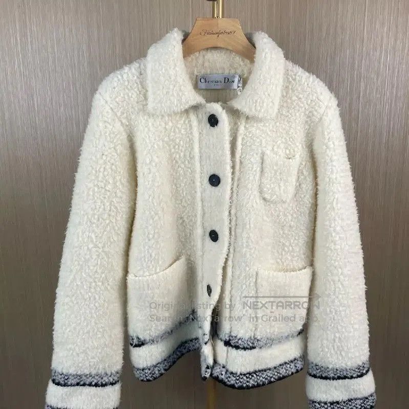 Dior Dior Winter Cream Wool Cardigan for Women . Size M / US 6-8 / IT 42-44 - 1 Thumbnail