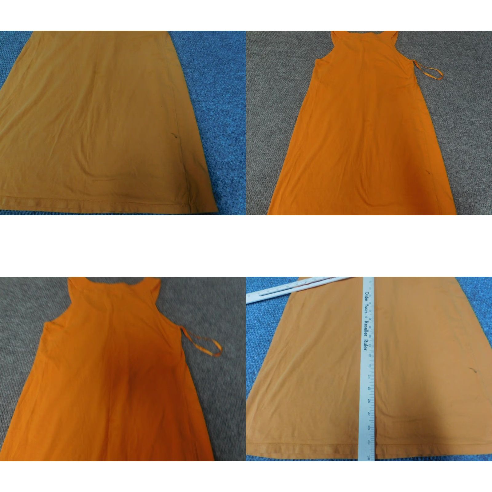 Loft Ann Taylor Loft Womens Dress Small Orange A-line Stretch Sleeveless Scoop Neck Pullover Size S / US 4 / IT 40 - 8 Thumbnail