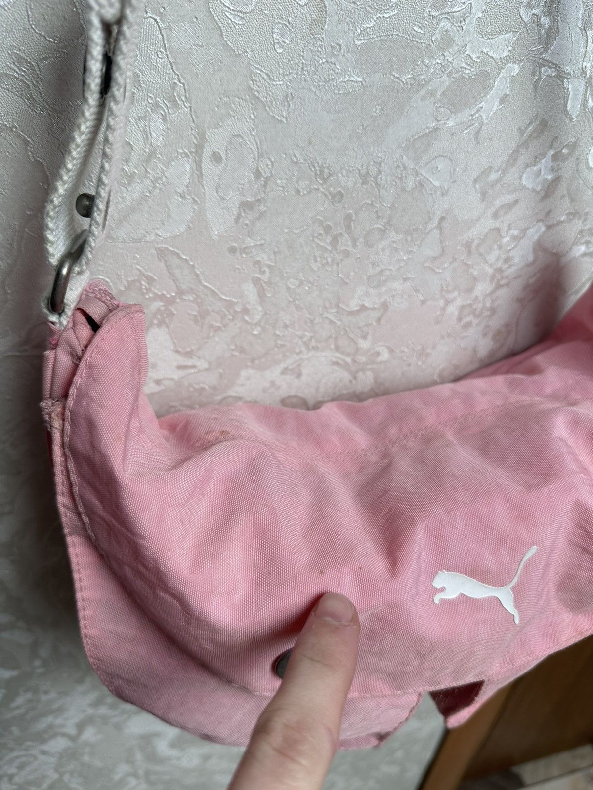 Puma × Vintage Puma Y2K Rounded Half Moon Pink Barbie Handbag Size ONE SIZE - 5 Thumbnail