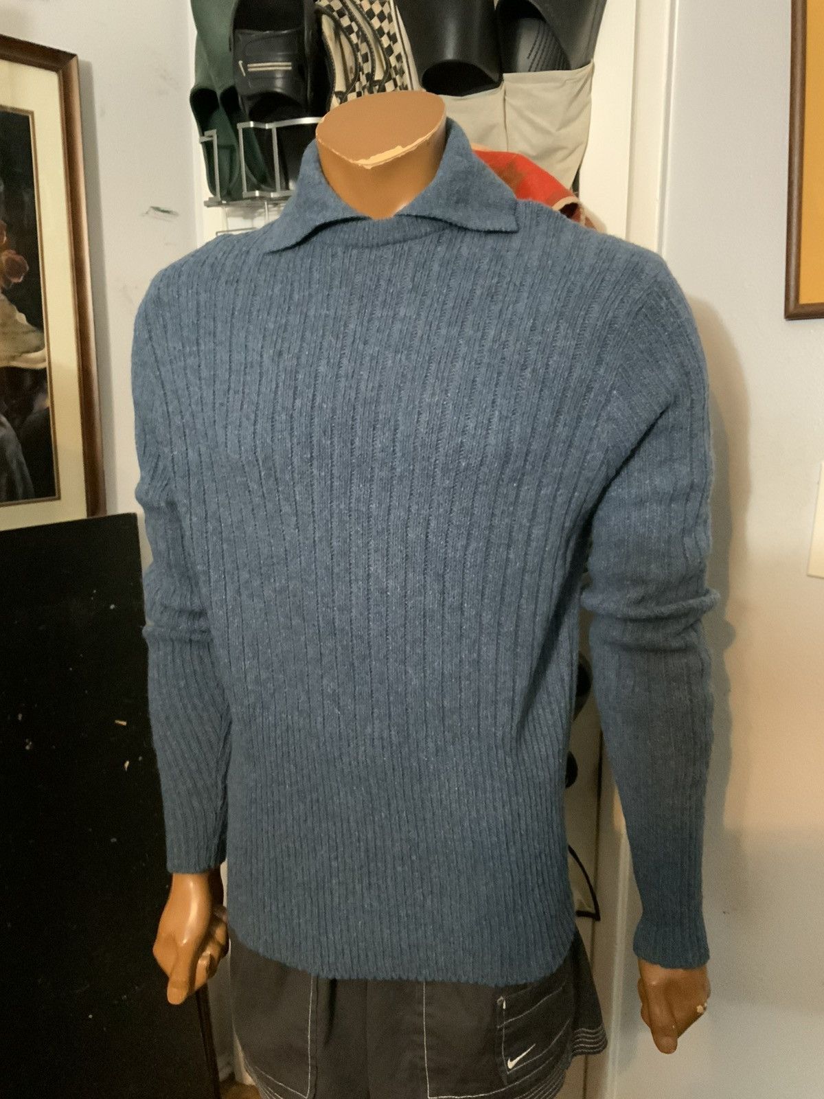 Vintage Vintage 60s 70s Glen Dee Wool Blend Knit Fisherman Sweater Size US L / EU 52-54 / 3 - 7 Thumbnail