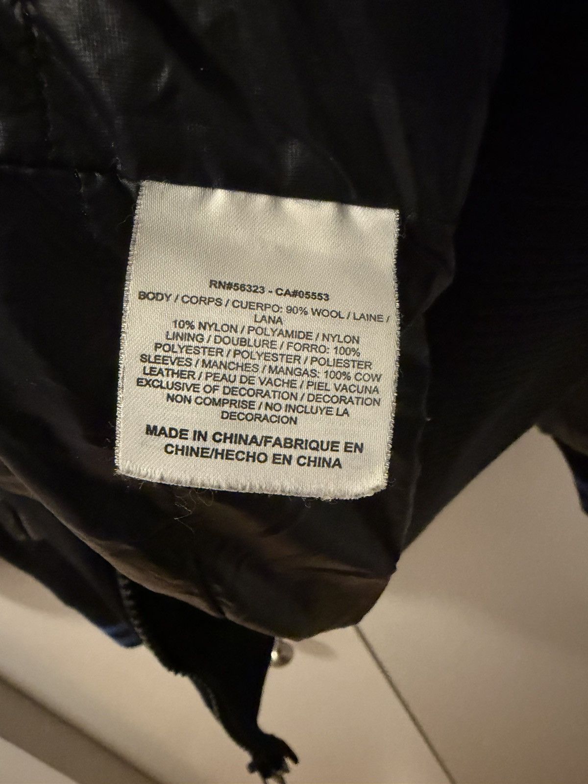 Nike × Stussy 30th Anniversary Destroyer Varsity Jacket, size L Size US L / EU 52-54 / 3 - 15 Thumbnail