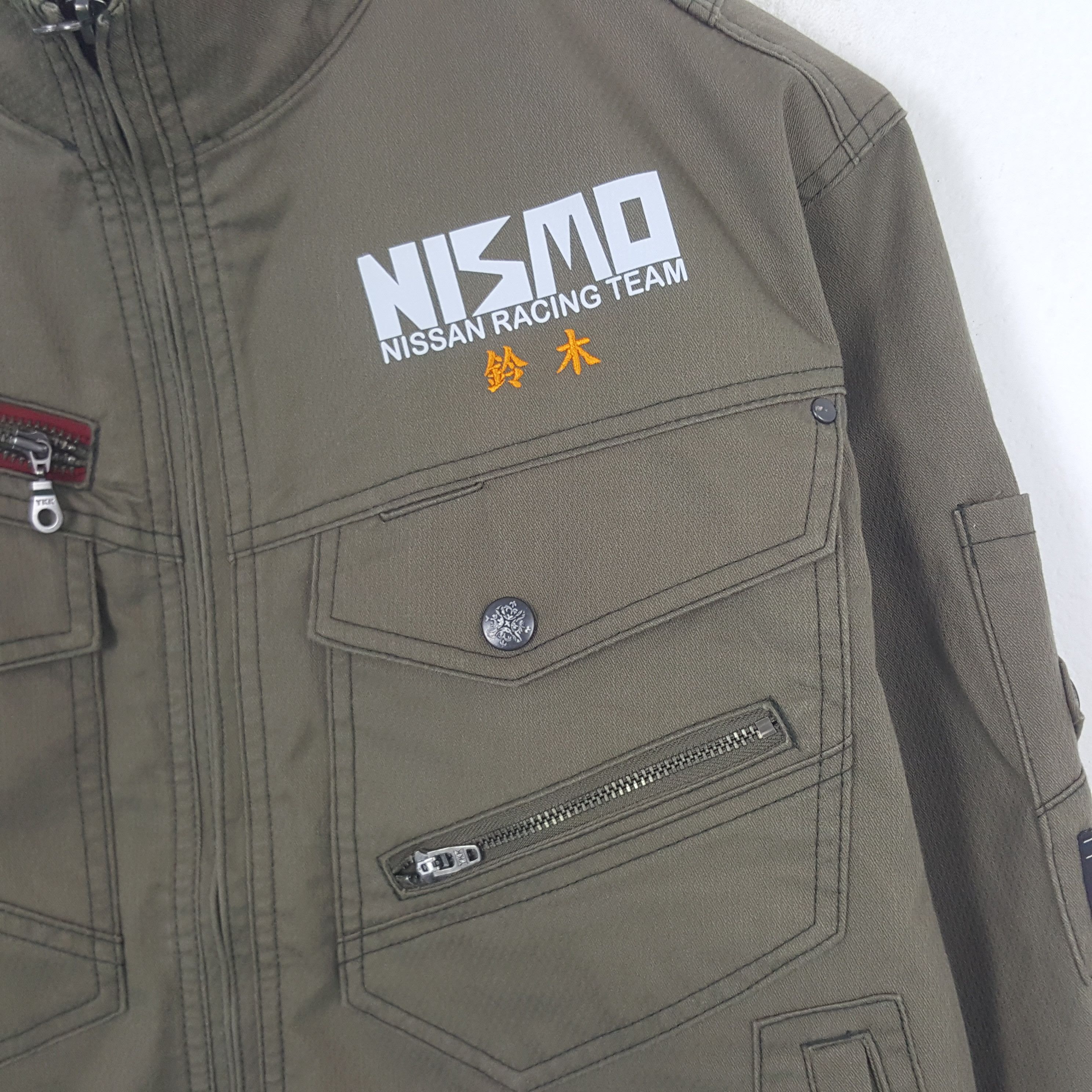 Japanese Brand × Vintage Vintage Nismo Nissan Racing Team Custom Racing Jacket Size M / US 6-8 / IT 42-44 - 4 Thumbnail