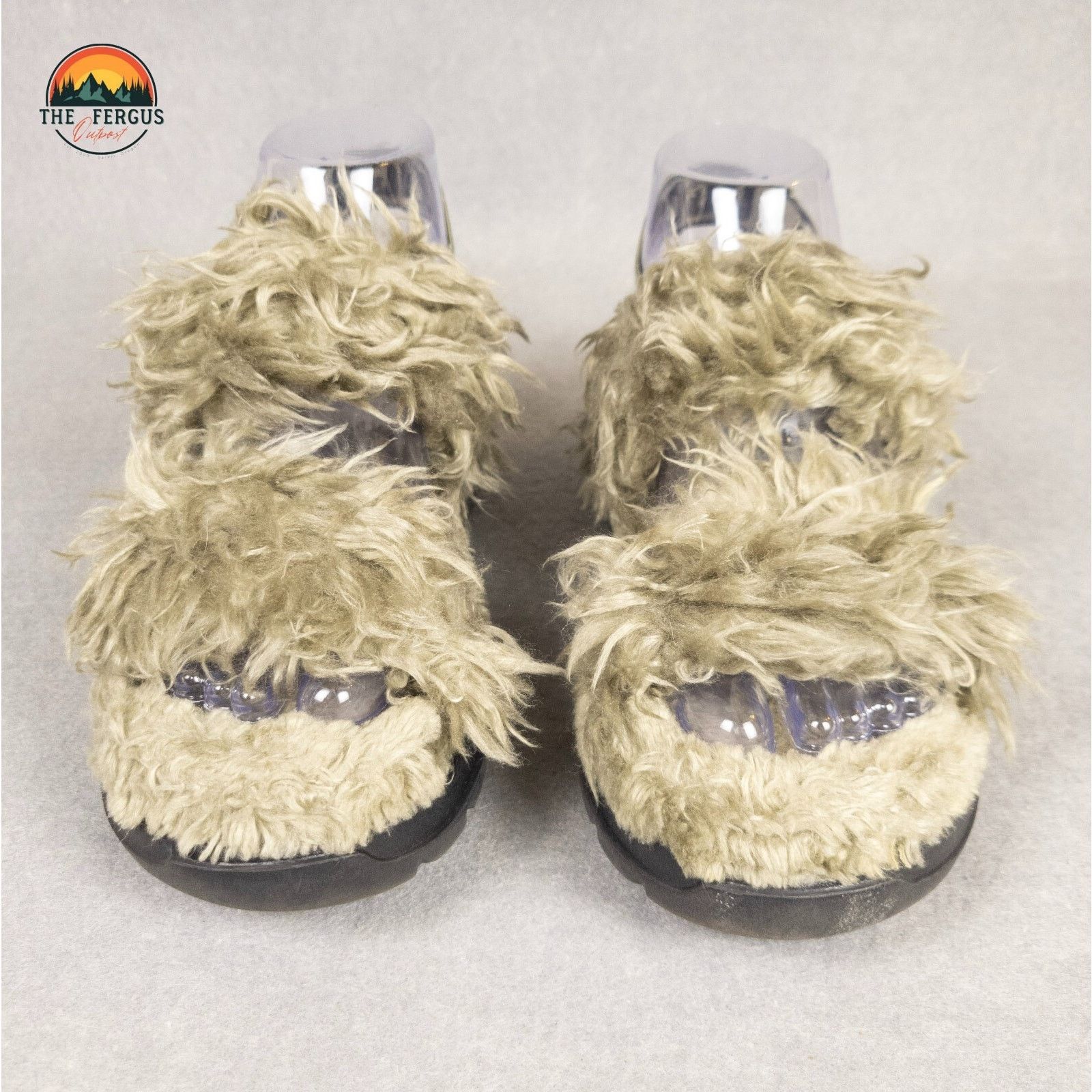 Ugg UGG Fluff Sugar Slingback Sandals Burnt Olive Women's 6 Size US 6 / IT 36 - 2 Thumbnail