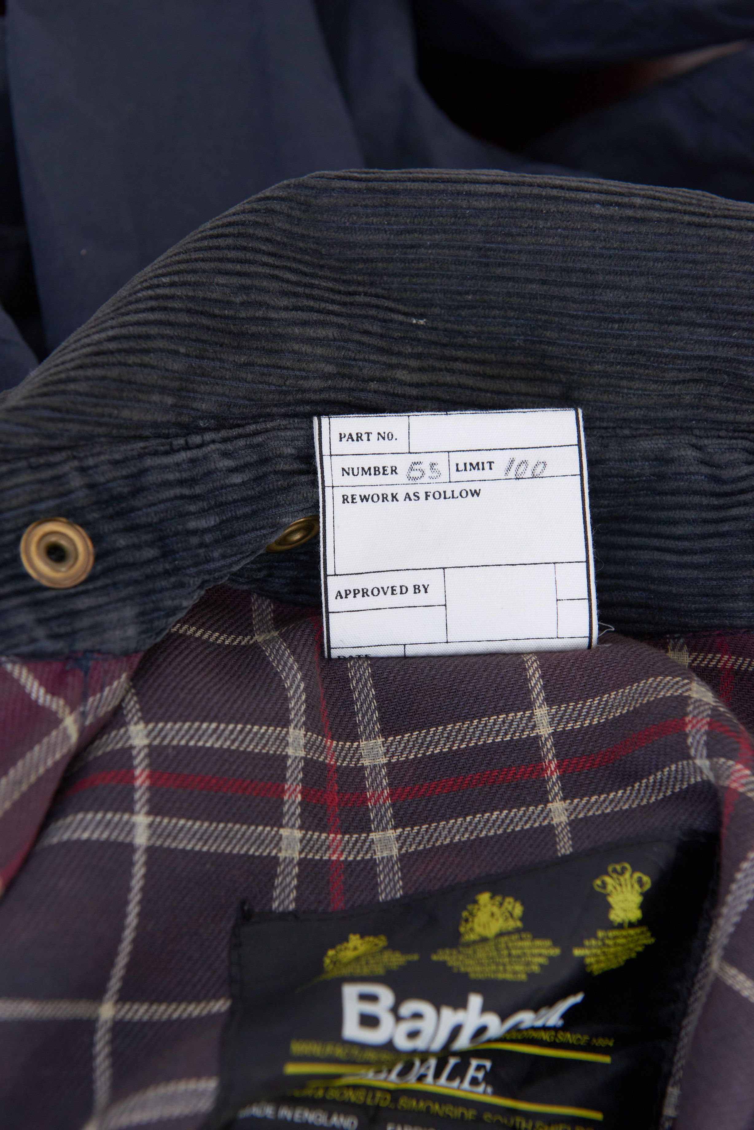 Barbour Brut Clothing. Rework Barbour. Limited Edition. Size US M / EU 48-50 / 2 - 7 Thumbnail
