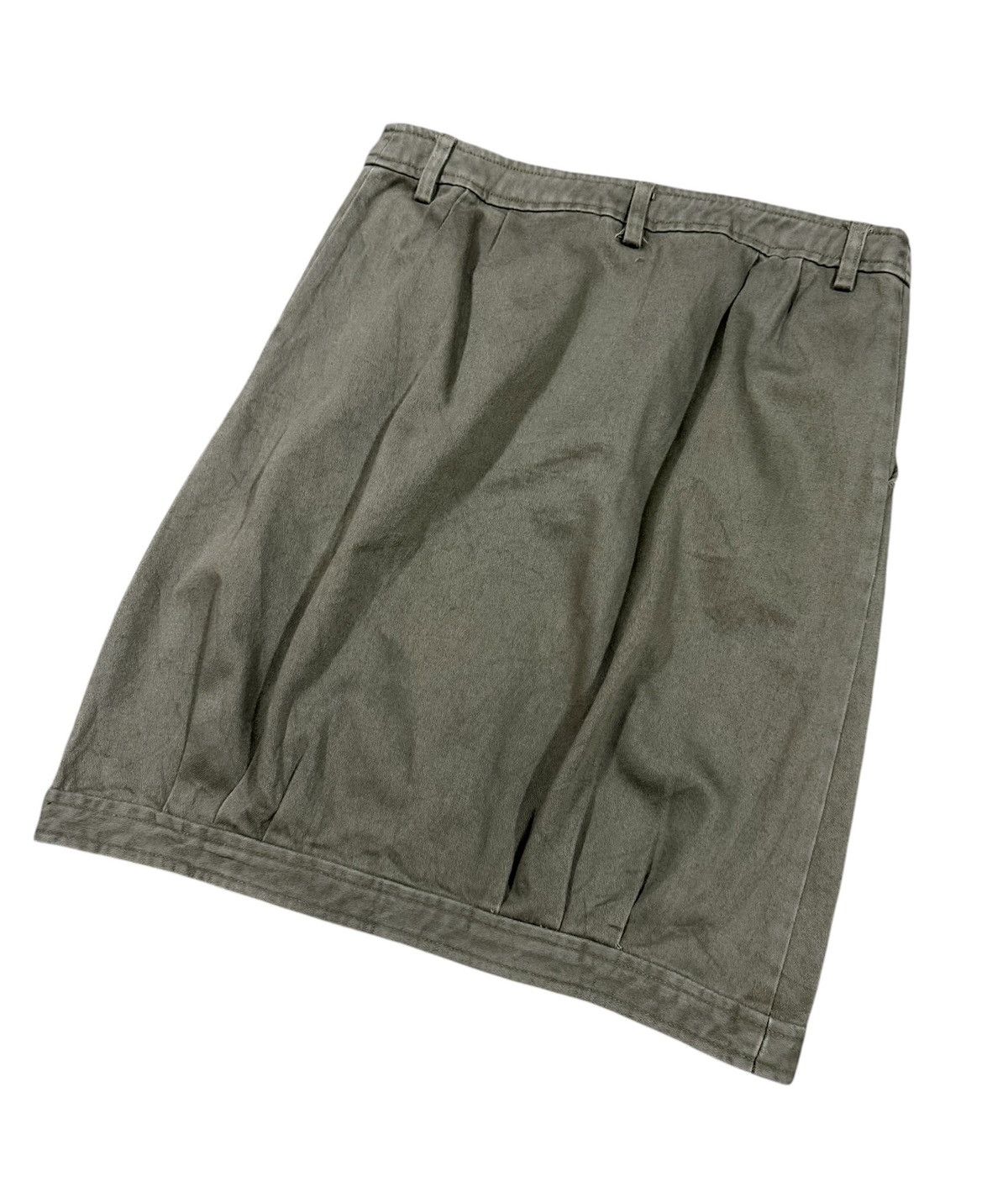 A.P.C. Vtg✅A.P.C Rue De Fleurus Olive Green Button Ups Mini Skirt Size 26" / US 2 / IT 38 - 18 Thumbnail