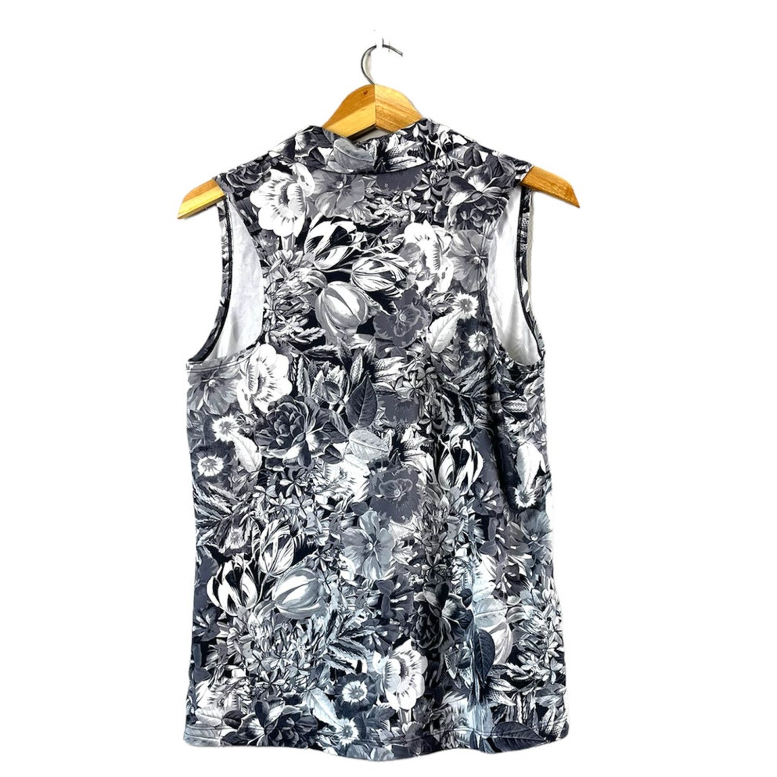 Nike Women's Black and White Floral Tank Top M Size M / US 6-8 / IT 42-44 - 2 Thumbnail