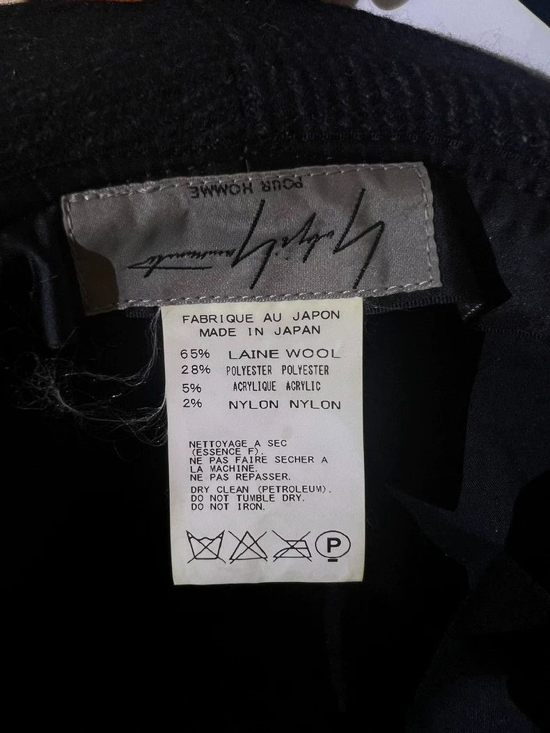 Other Yohji Yamamoto 15AW Show Wool Blend Top Hat Size ONE SIZE - 7 Thumbnail