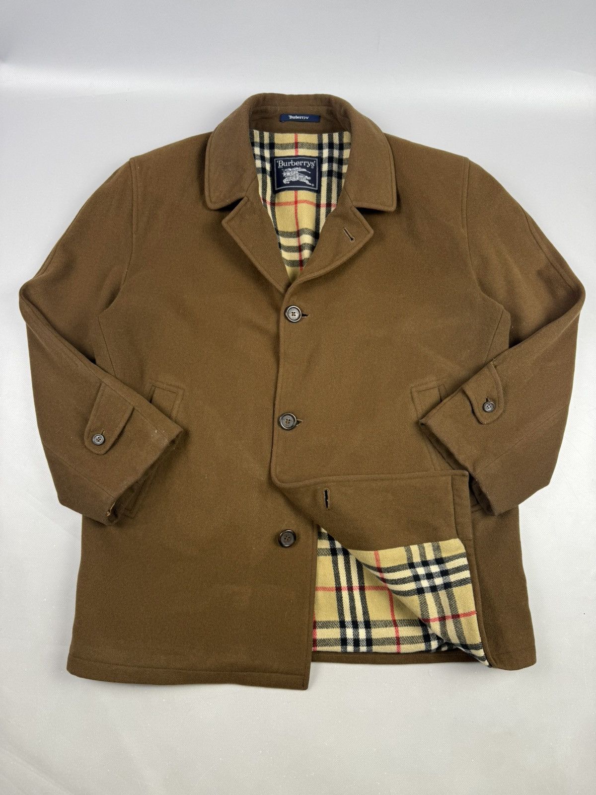 Burberry Burberry heavy coat brown full novacheck size S men Size US S / EU 44-46 / 1 - 4 Thumbnail