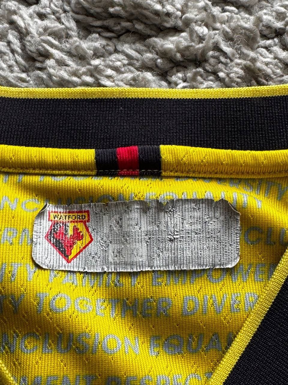 Chelsea Soccer Kelme Watford FC 2021-2022 player issue soccer jersey tee Size US M / EU 48-50 / 2 - 3 Thumbnail
