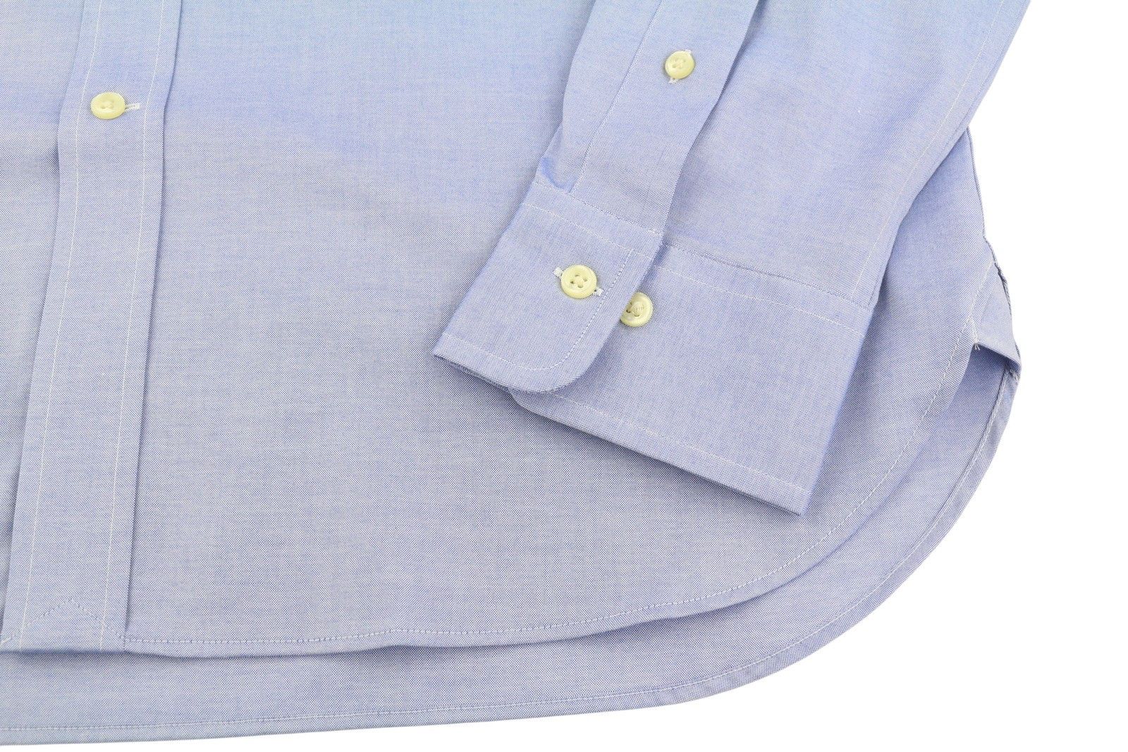 Ralph Lauren CORE REPLEN M Blue Button Down Neck Custom Shirt 87000 Size US M / EU 48-50 / 2 - 5 Thumbnail