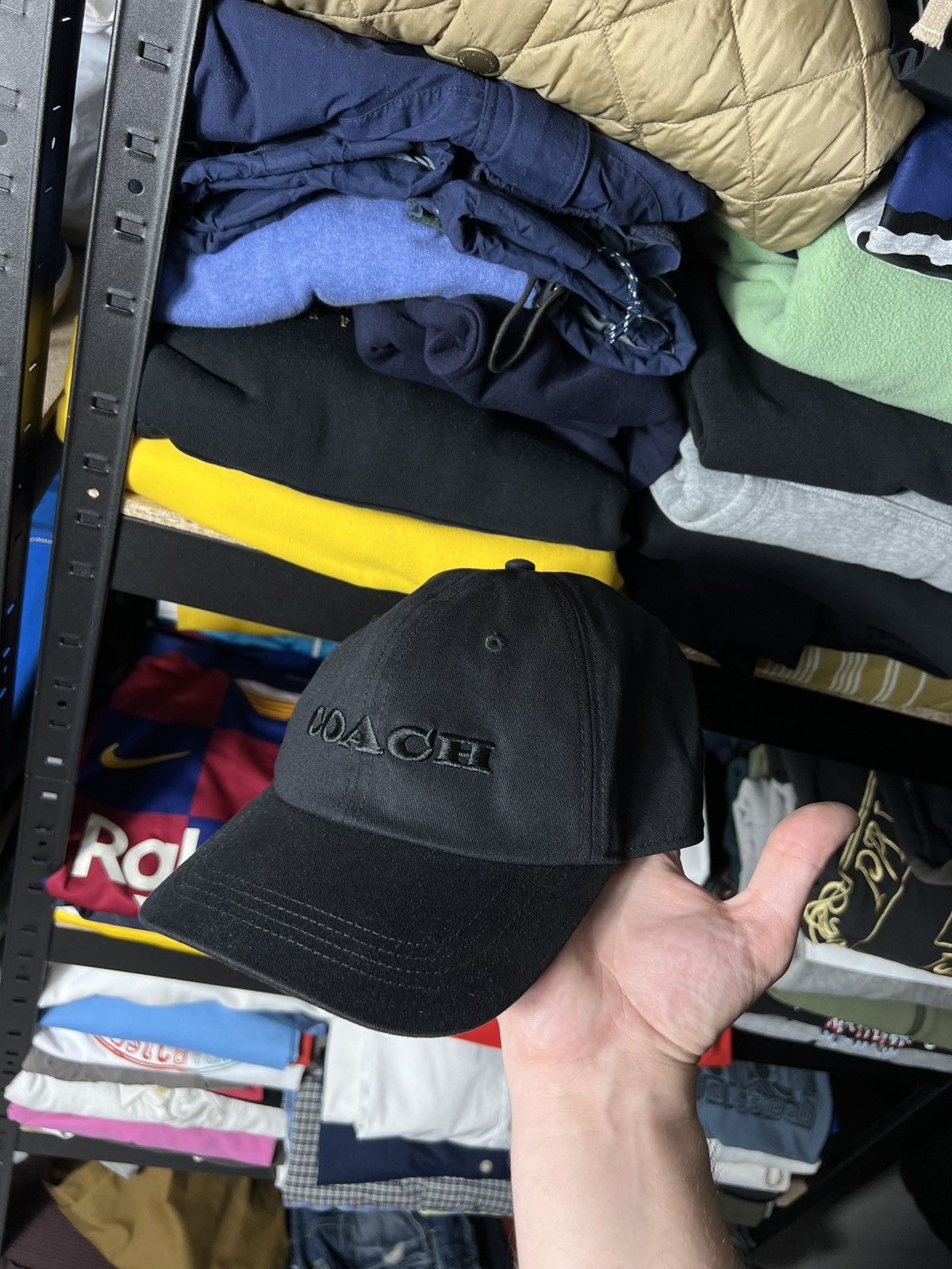 Coach 🔥 Coach Black Logo Cap — Embroidered (One Size) Size ONE SIZE - 1 Thumbnail